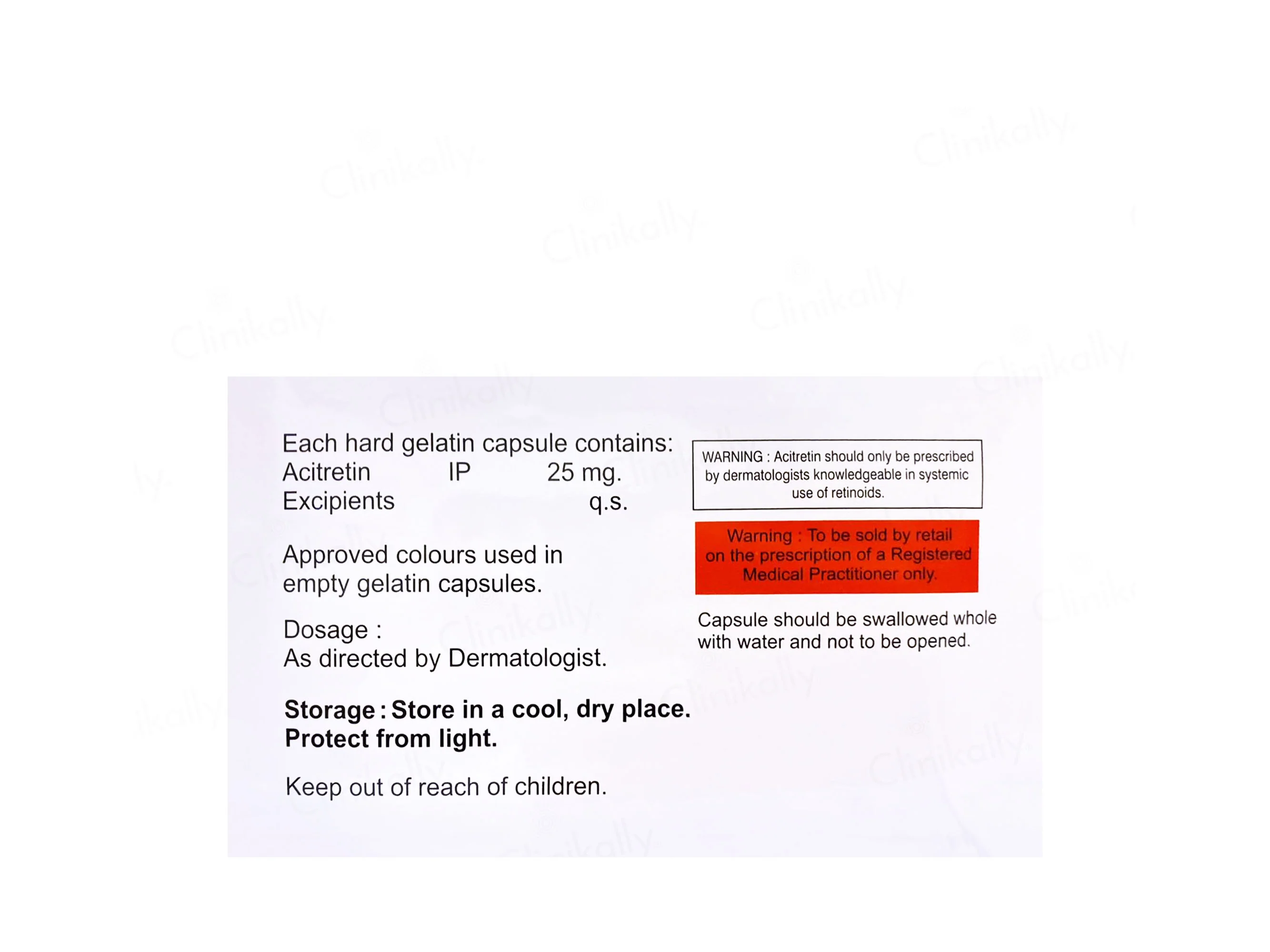 Soretin 25mg Capsule - Image 2