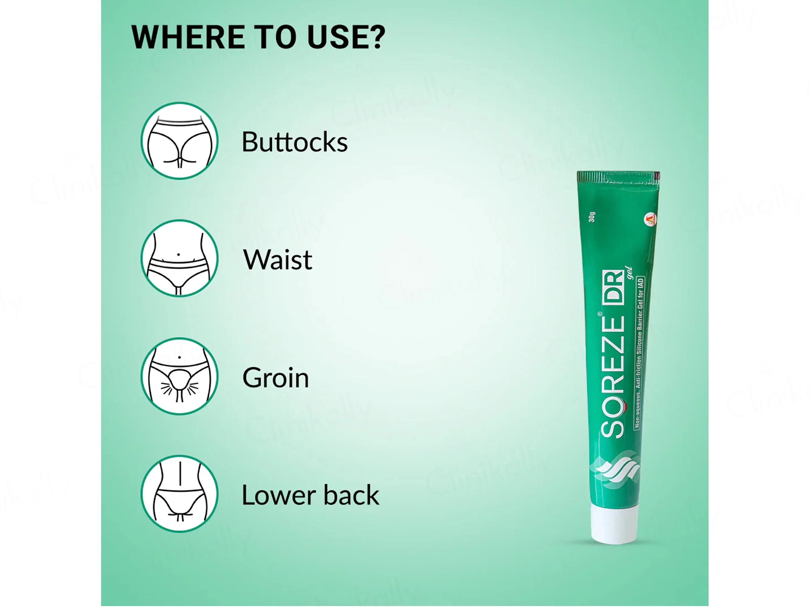Soreze DR Silicone Barrier Wound Dressing Gel - Image 4
