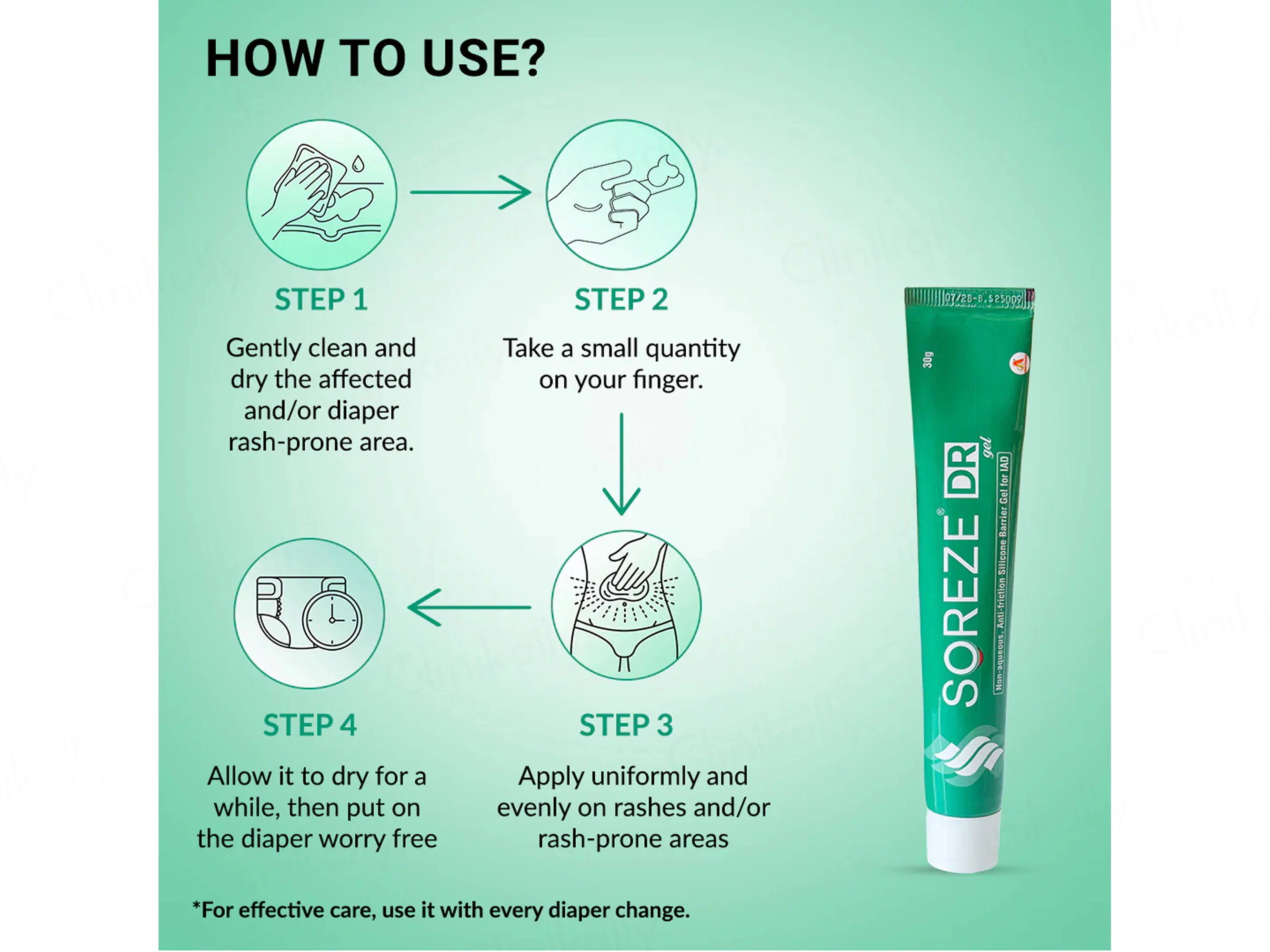 Soreze DR Silicone Barrier Wound Dressing Gel - Image 5