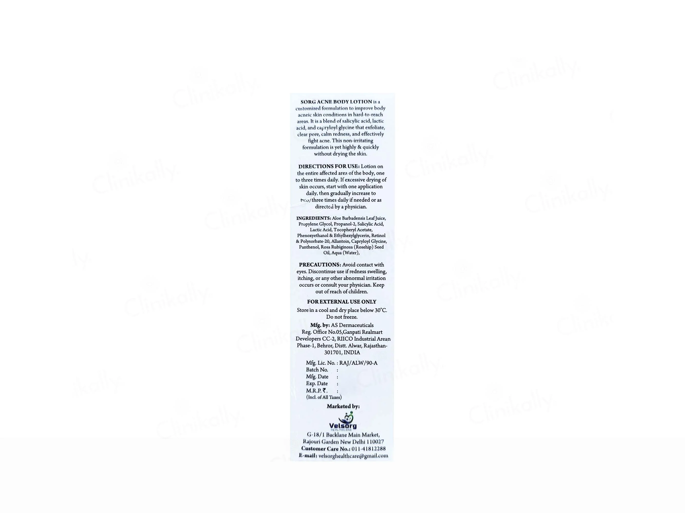 Sorg Acne Body Lotion - Image 3