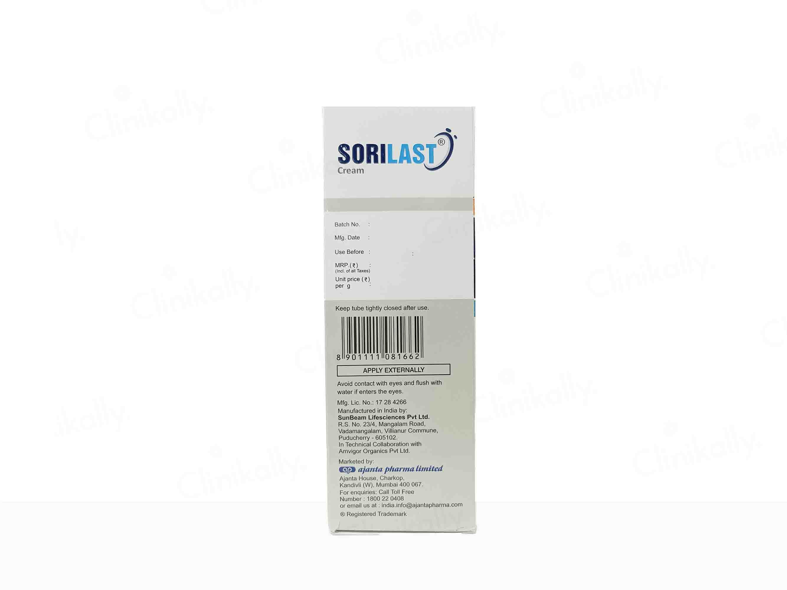 Sorilast Ultra Moisturising Cream - Image 4