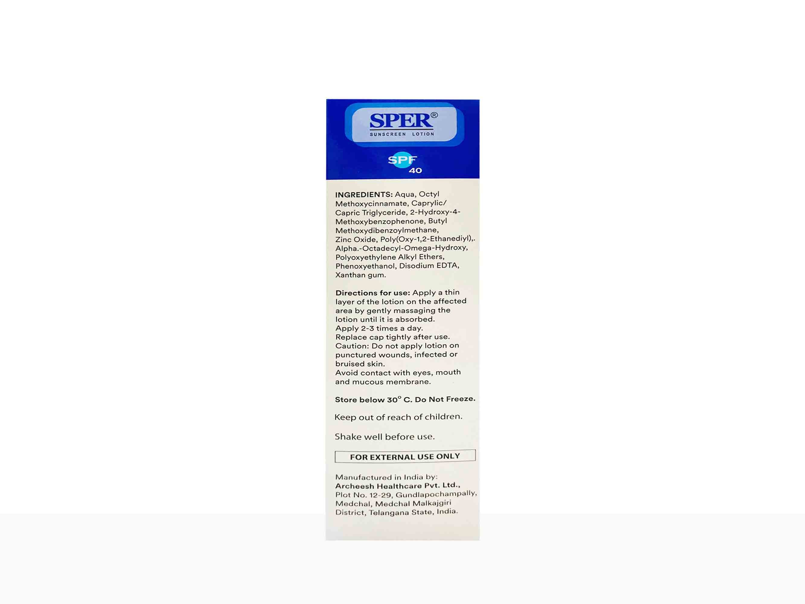 SPER Sunscreen Lotion SPF 40 - Image 5