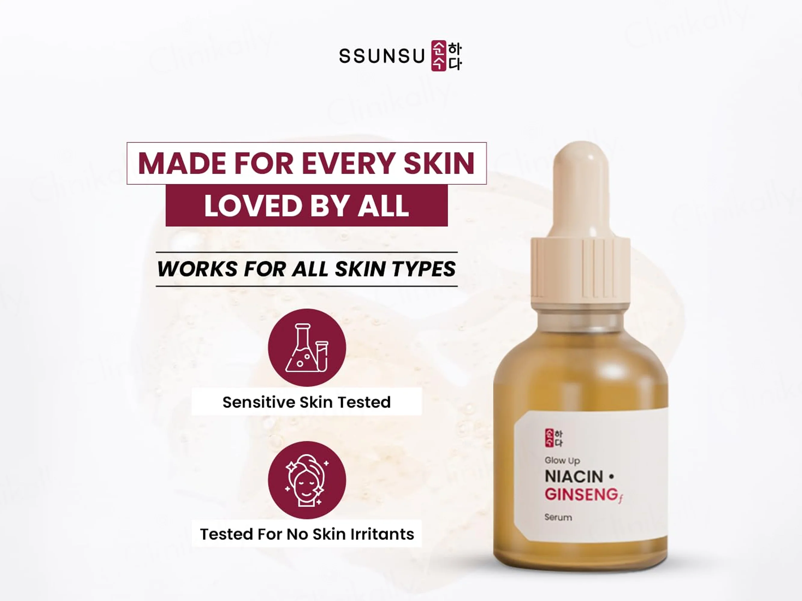 SSUNSU Glow Up Niacin Ginseng Face Serum - Image 4
