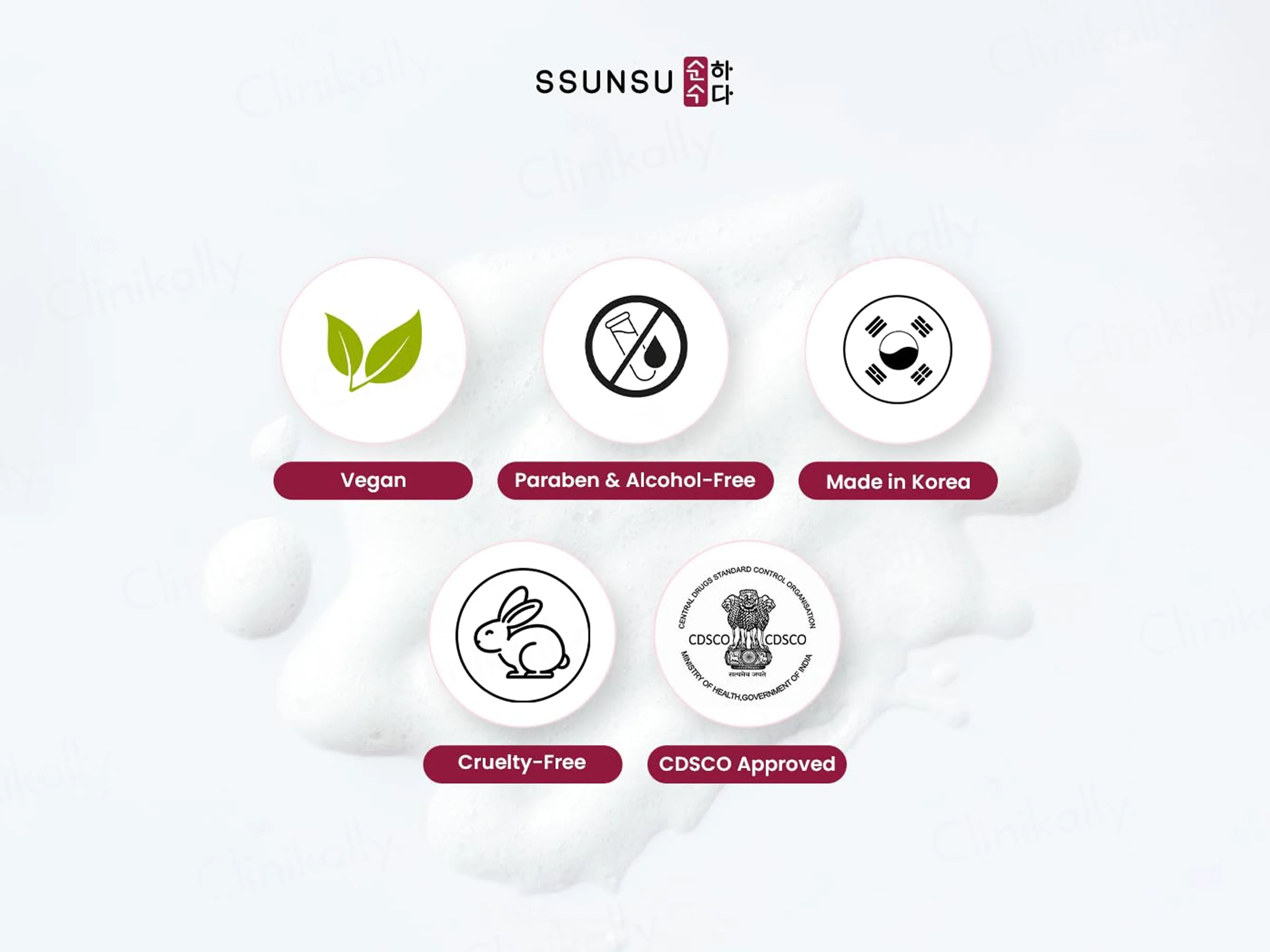SSUNSU Water Barrier Cera Ginseng Cloud Cleanser - Image 6