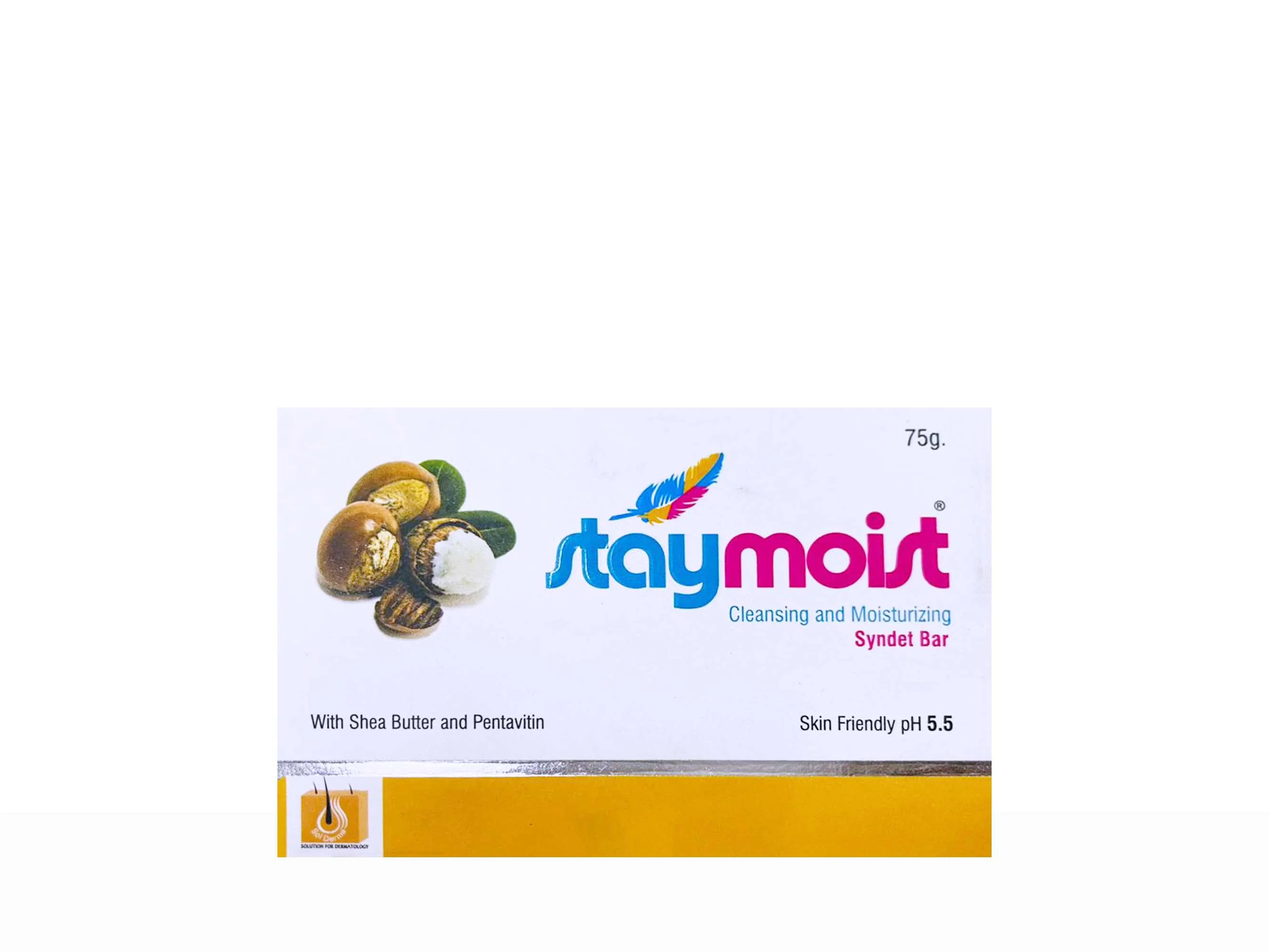 Staymoist Cleansing & Moisturizing Syndet Bar - Image 2