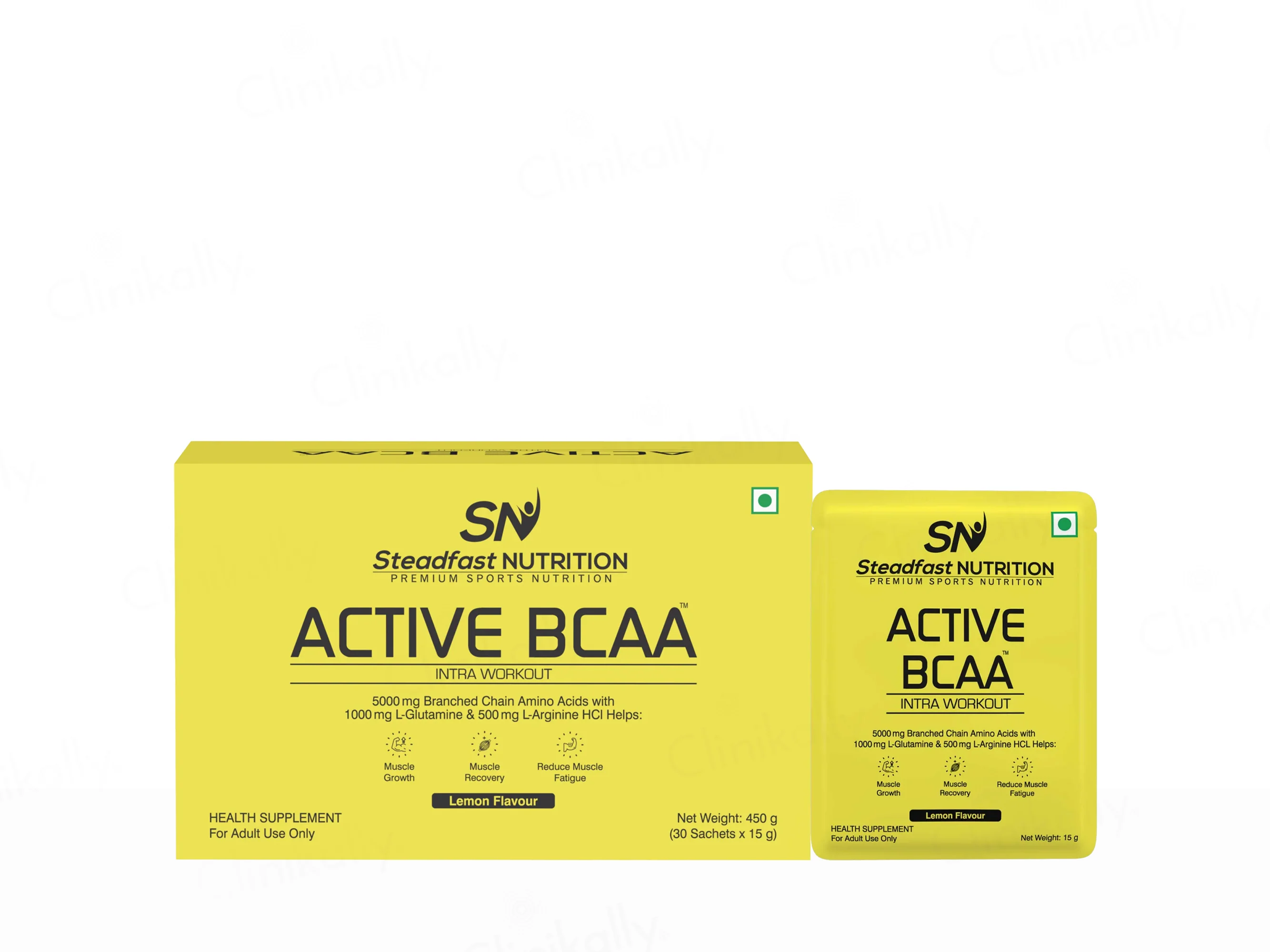 Steadfast Nutrition Active BCAA Intra-Workout Sachet - Lemon Flavour