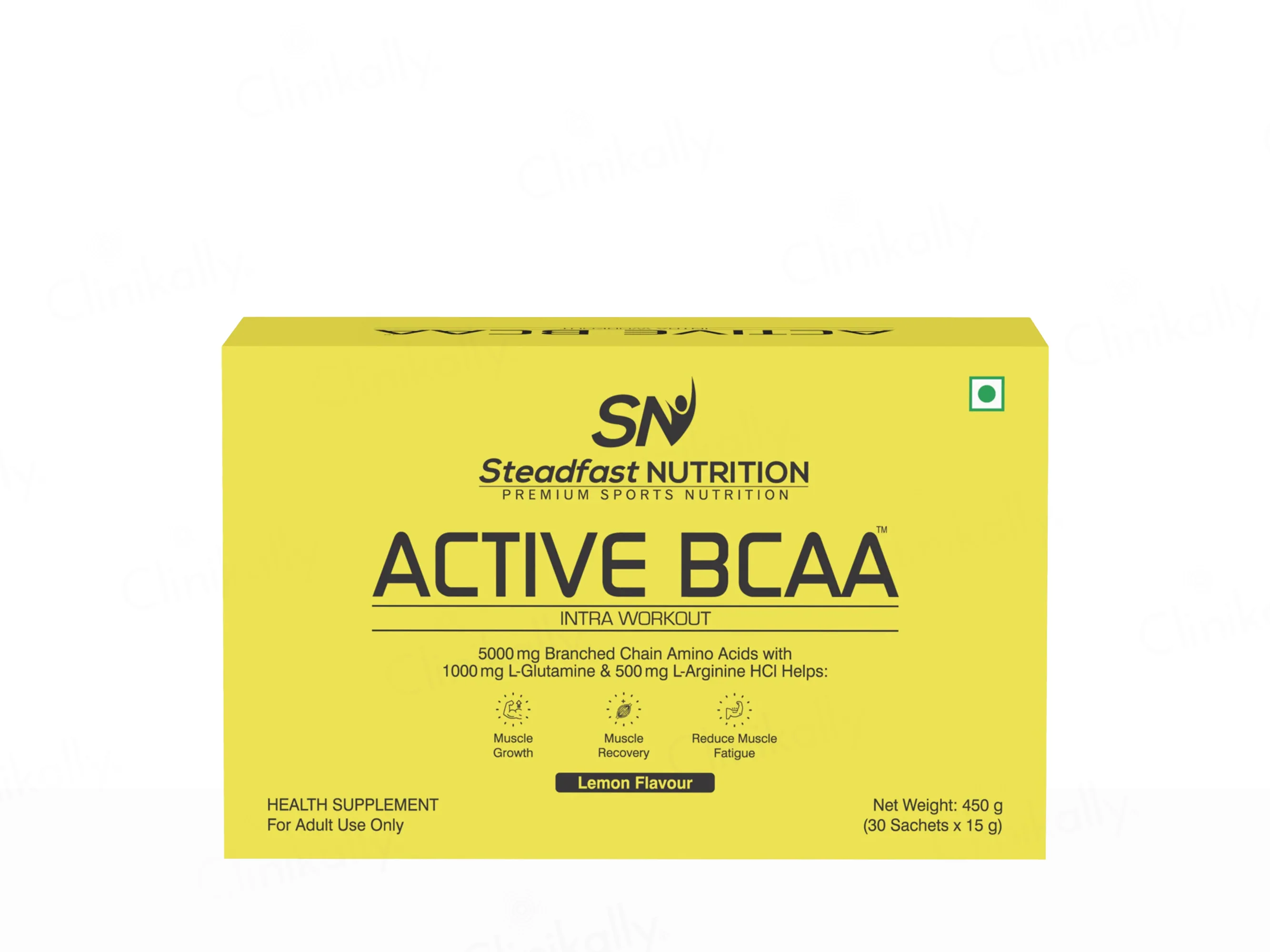 Steadfast Nutrition Active BCAA Intra-Workout Sachet - Lemon Flavour - Image 2