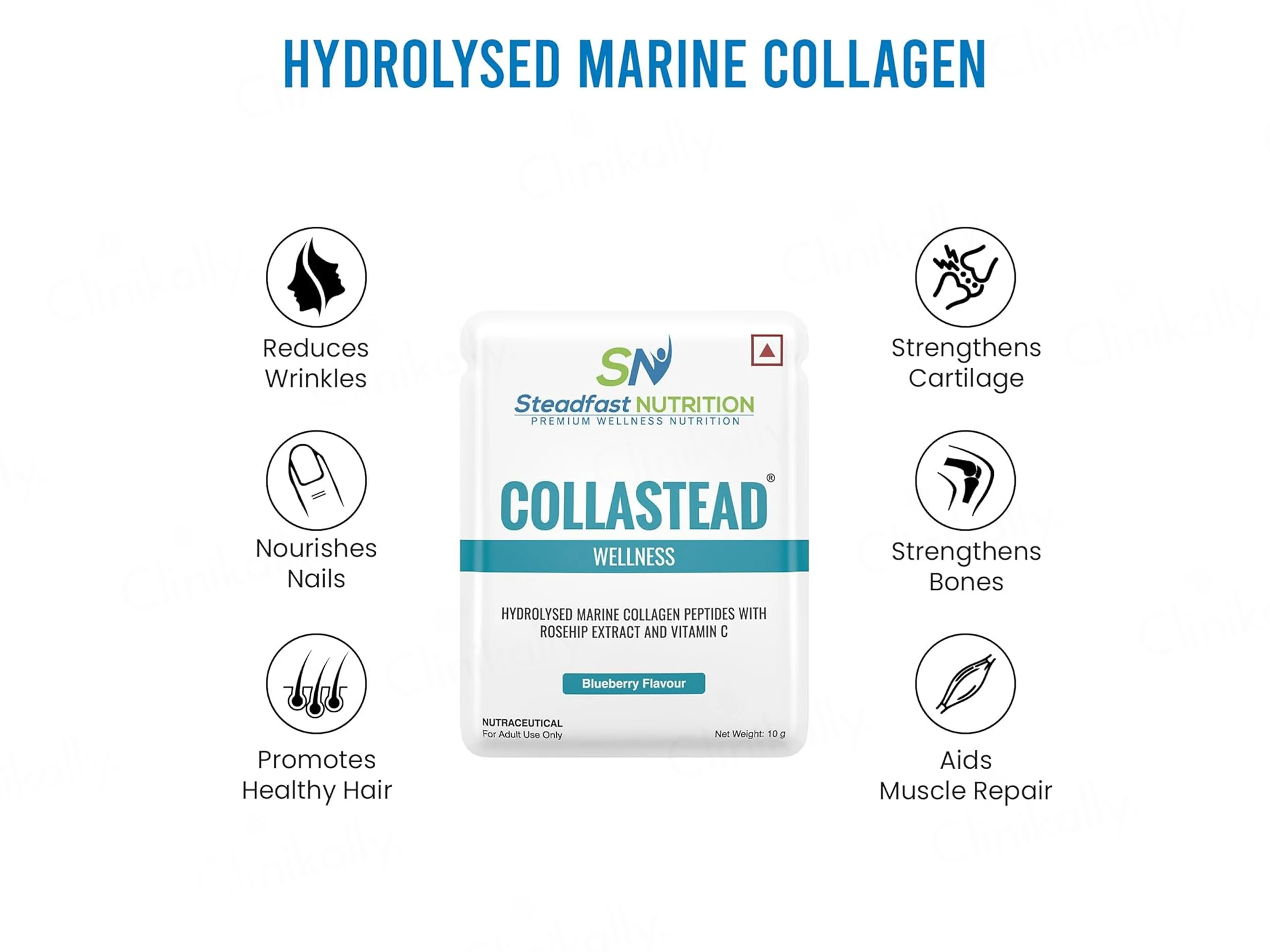 Steadfast Nutrition Collastead Hydrolysed Marine Collagen Peptides Sachet - Image 9