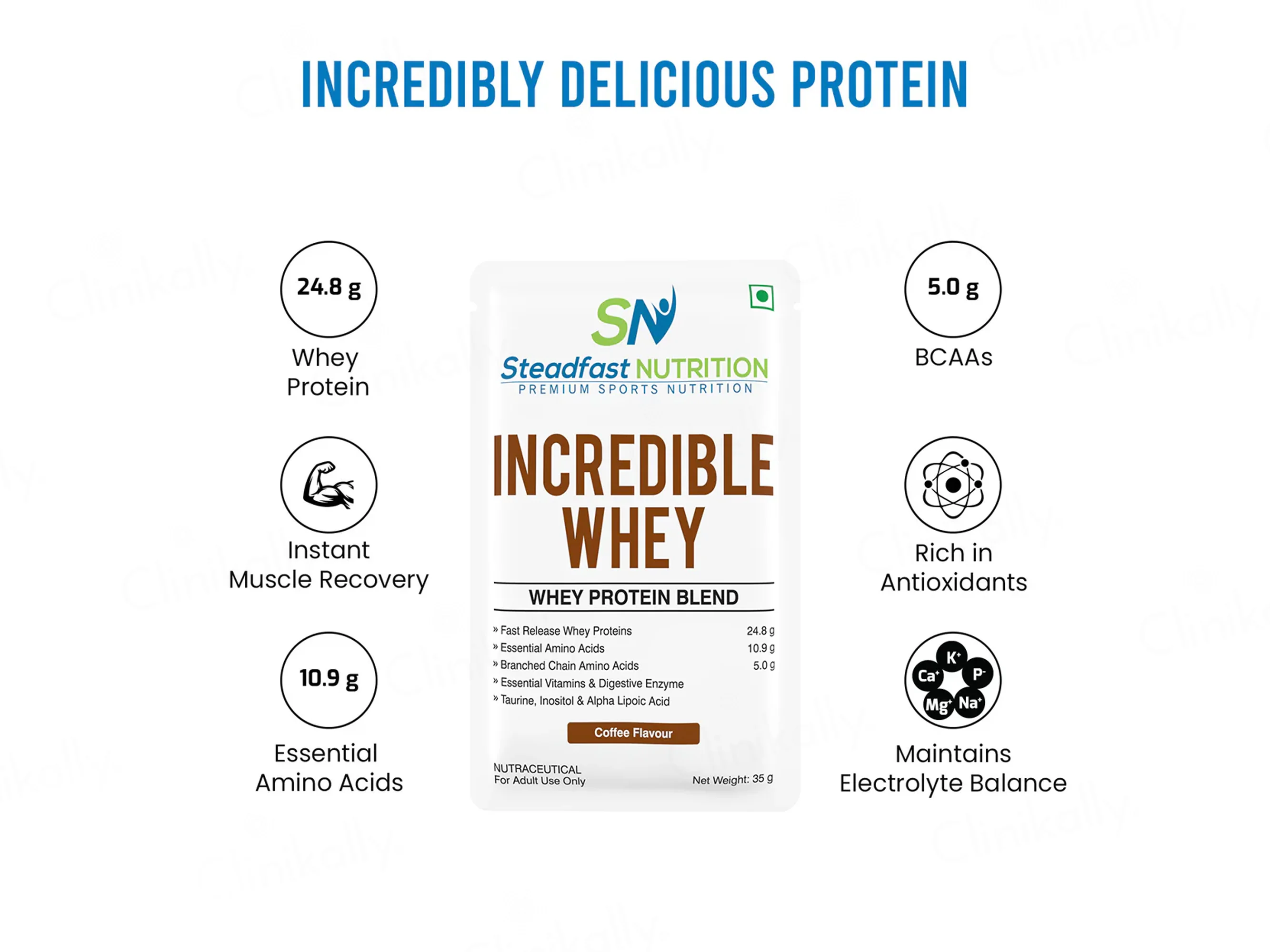 Steadfast Nutrition Incredible Whey Protein Blend Sachet - Image 11