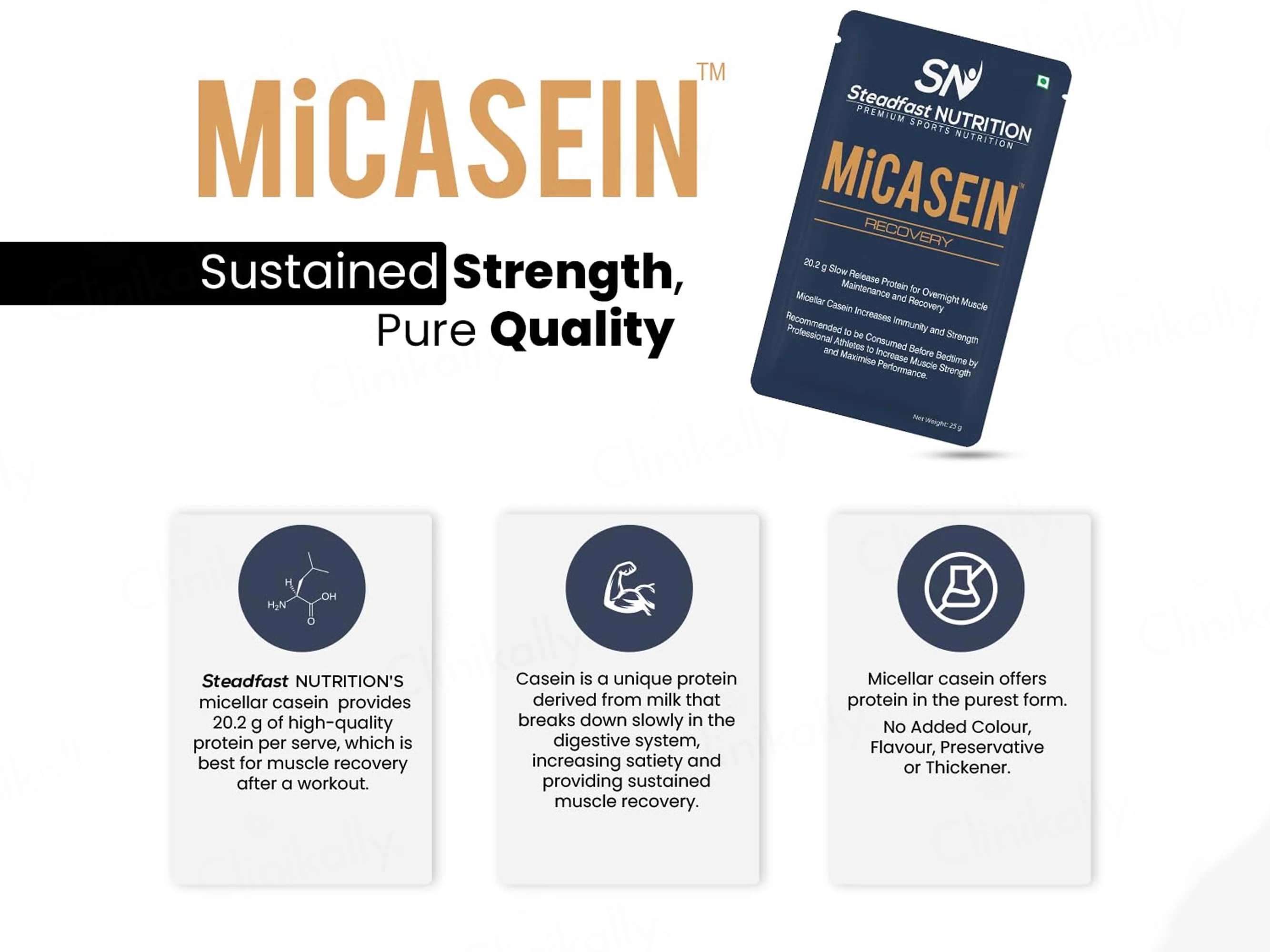 Steadfast Nutrition Micasein Recovery Sachet - Image 4