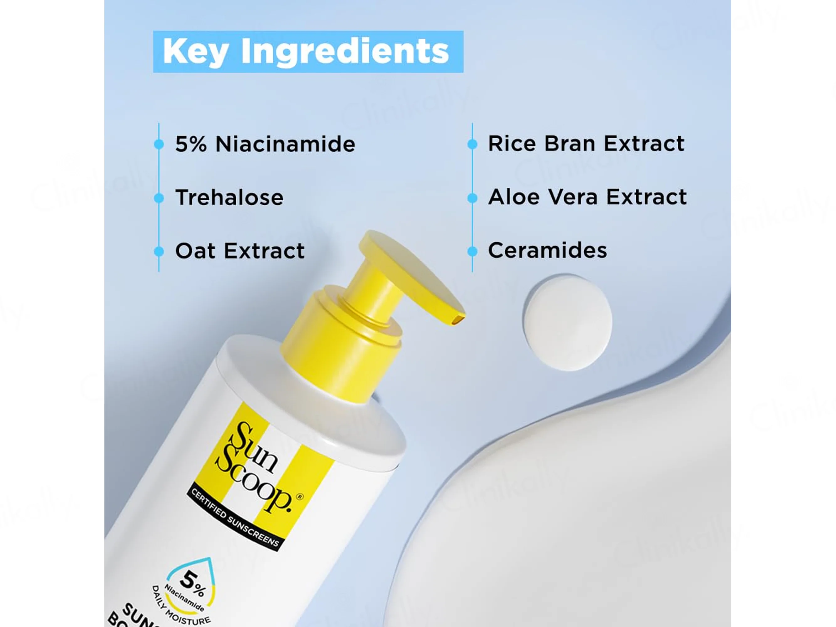 Sun Scoop 5% Niacinamide Sunscreen Body Lotion SPF 50+ PA++++ - Image 5