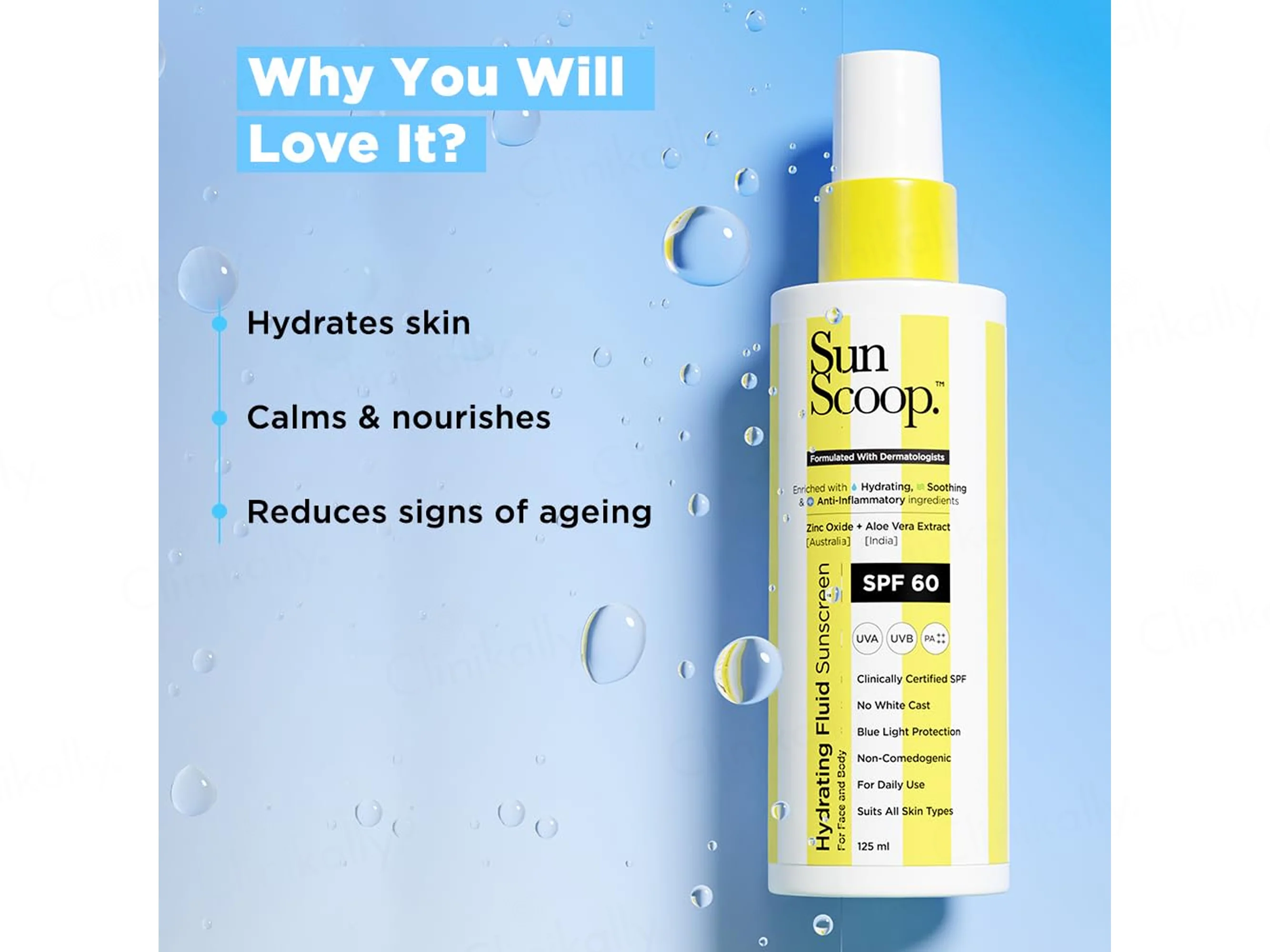 Sun Scoop Hydrating Fluid Sunscreen SPF 60 PA++++ - Image 5