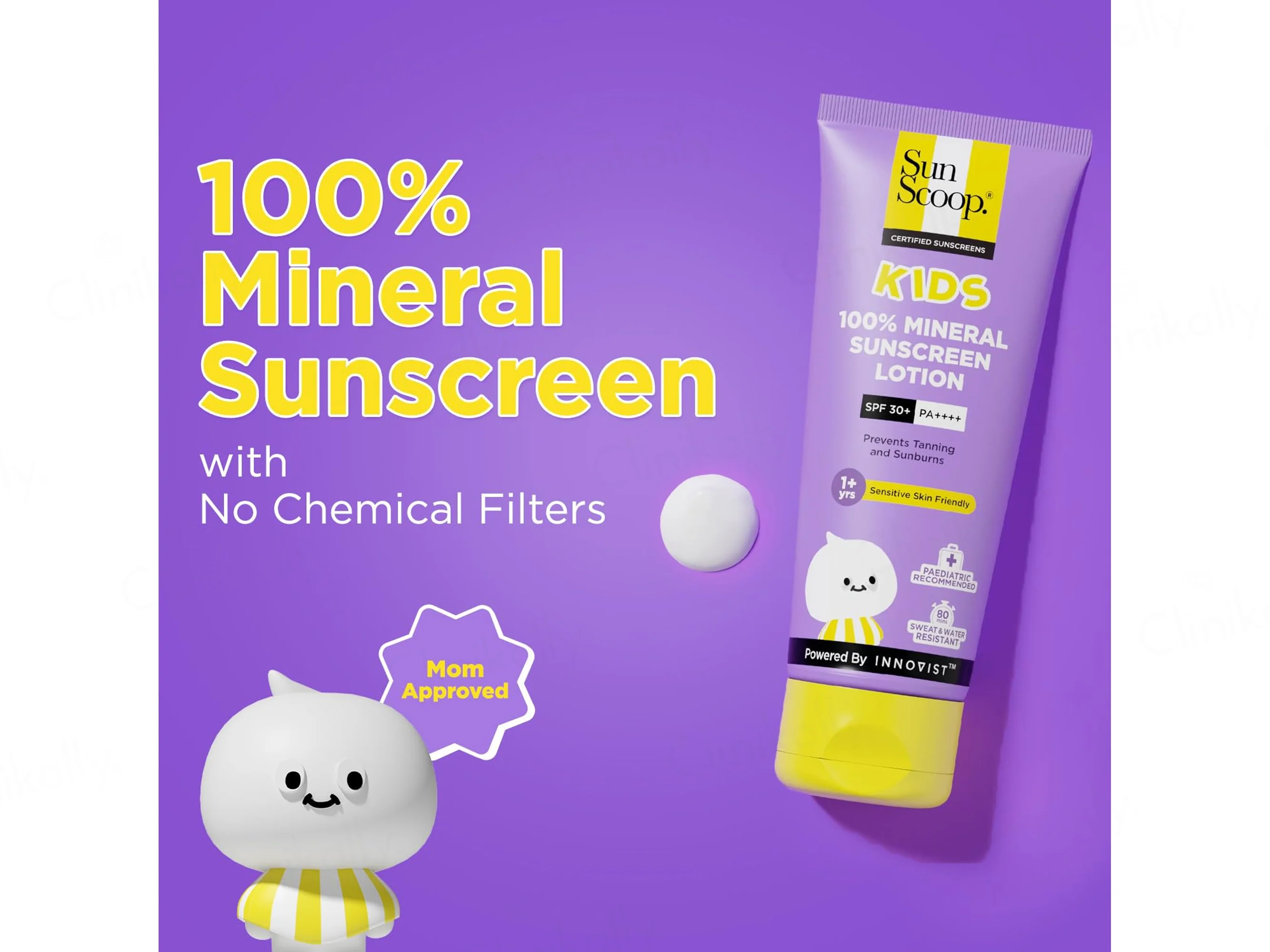 Sun Scoop Kids 100% Mineral Sunscreen Lotion SPF 30+ PA++++ - Image 2