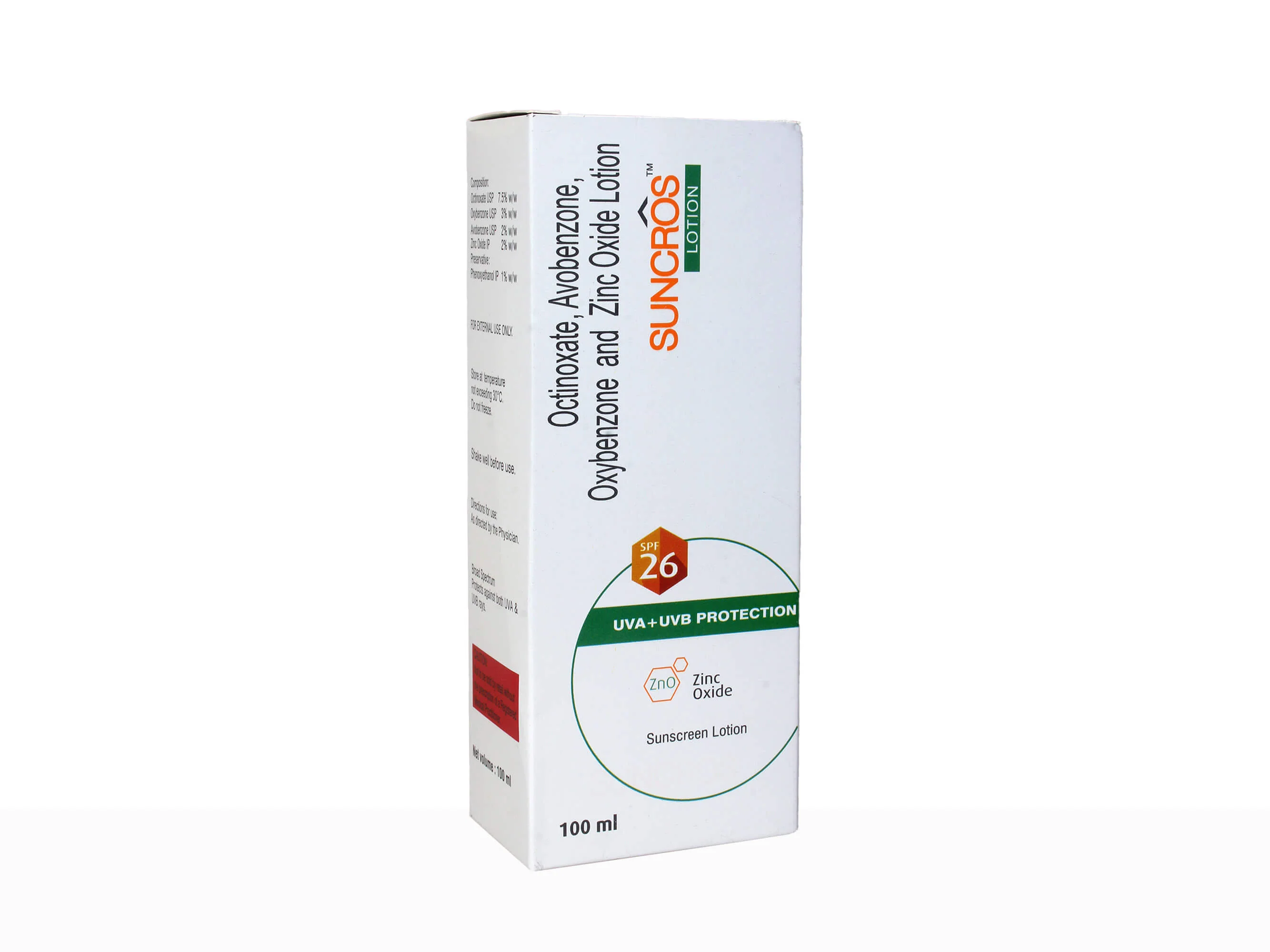 Suncros Sunscreen Lotion SPF 26 - Image 2