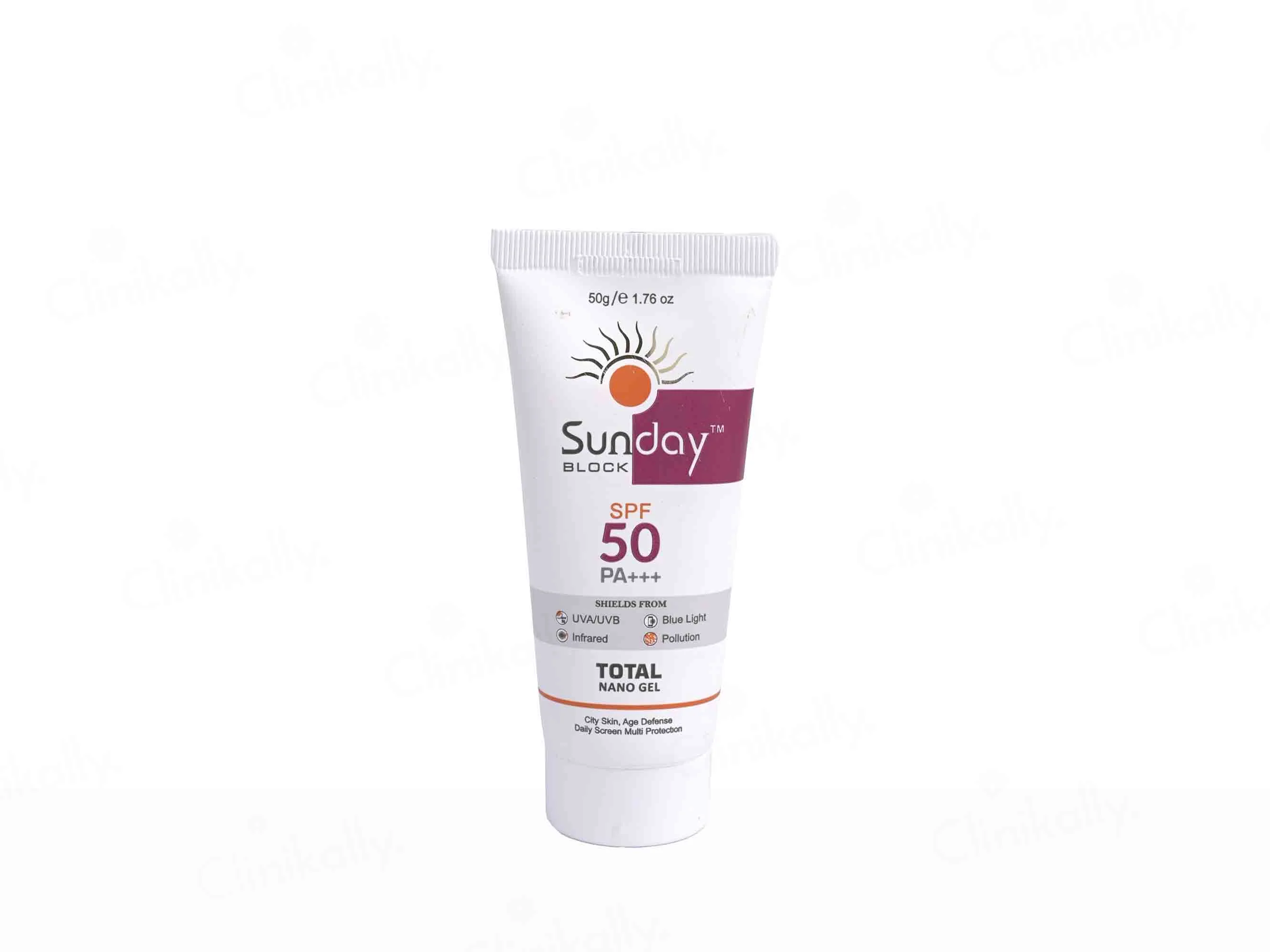 Sunday Block Total Nano Gel Sunscreen SPF 50 PA+++ - Image 2