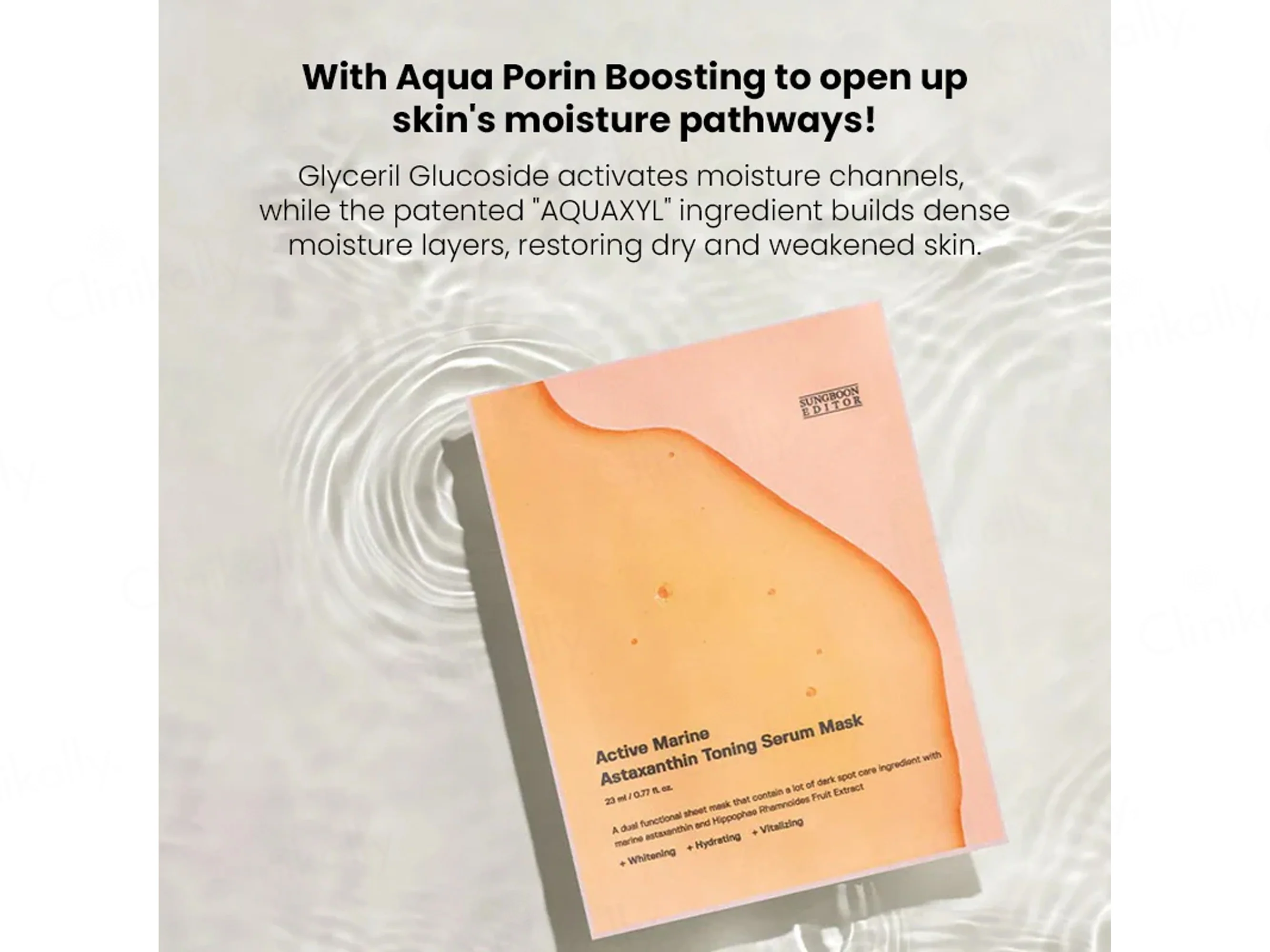 Sungboon Editor Active Marine Astaxanthin Toning Serum Mask - Image 4