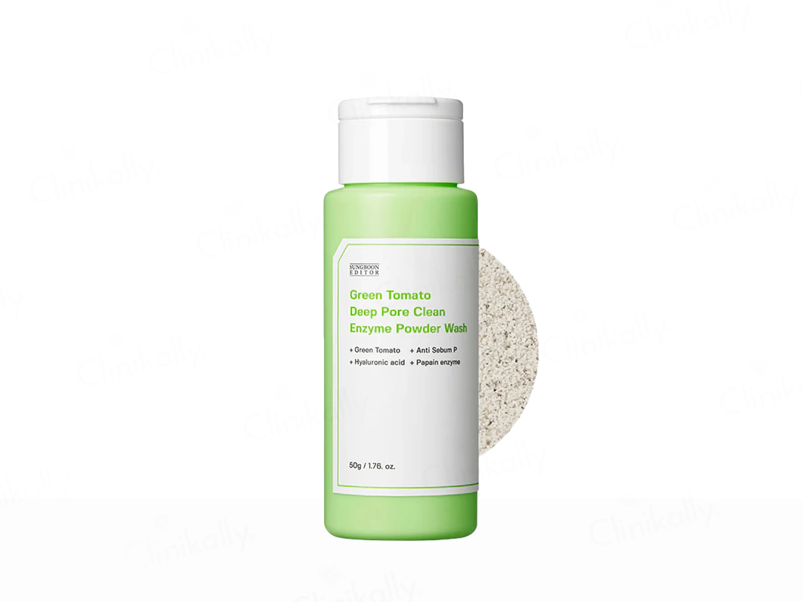 Sungboon Editor Green Tomato Deep Pore Clean Enzyme Powder Wash - Image 4