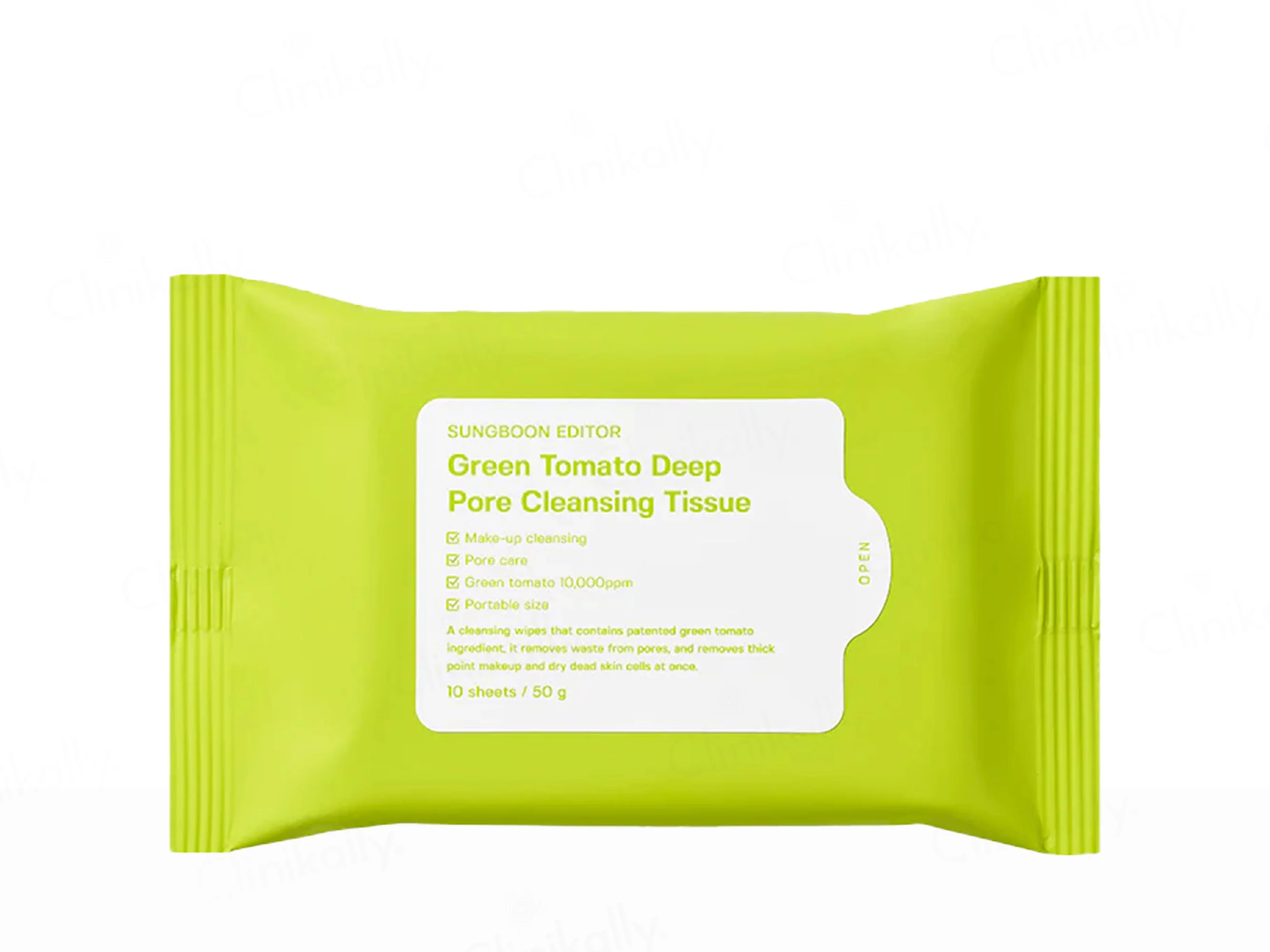 Sungboon Editor Green Tomato Deep Pore Cleansing Tissue