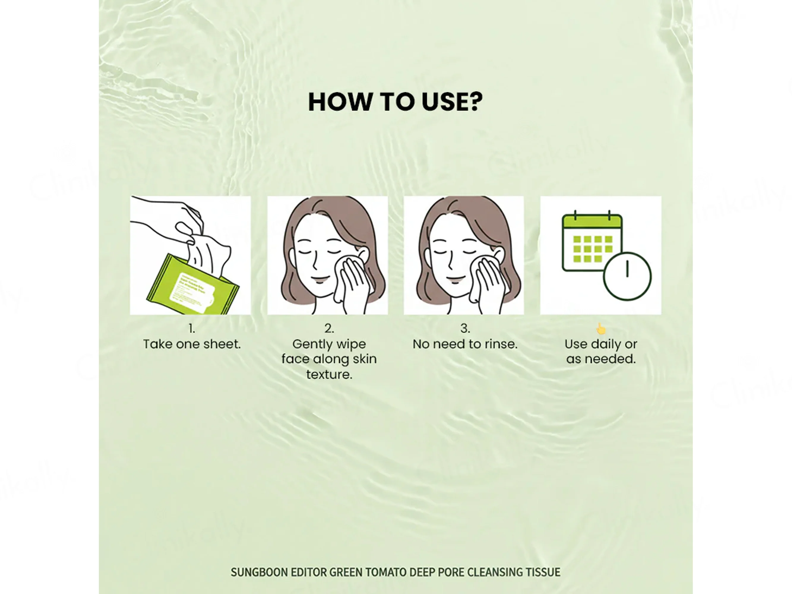 Sungboon Editor Green Tomato Deep Pore Cleansing Tissue - Image 4