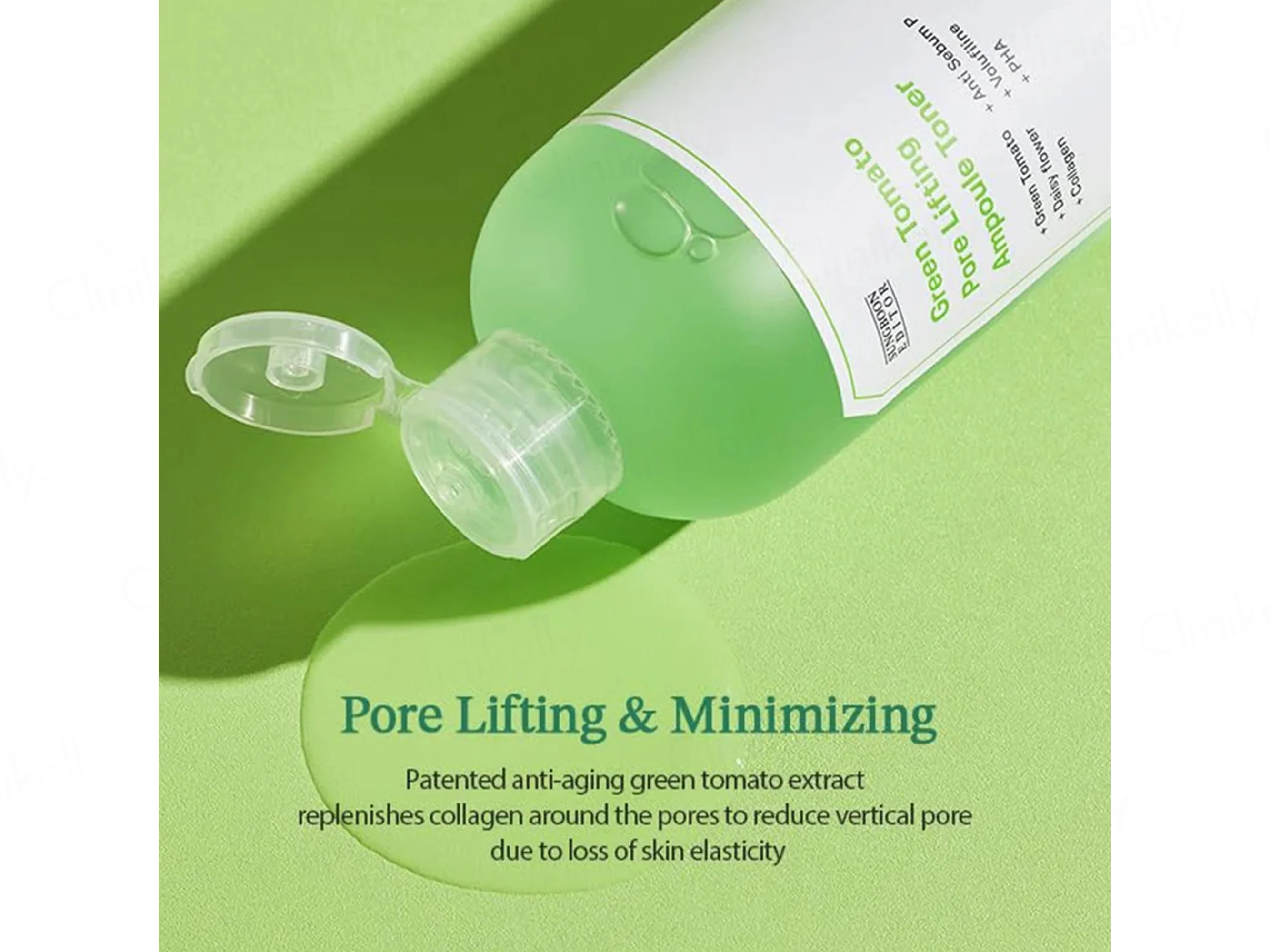 Sungboon Editor Green Tomato Pore Lifting Ampoule Toner - Image 4