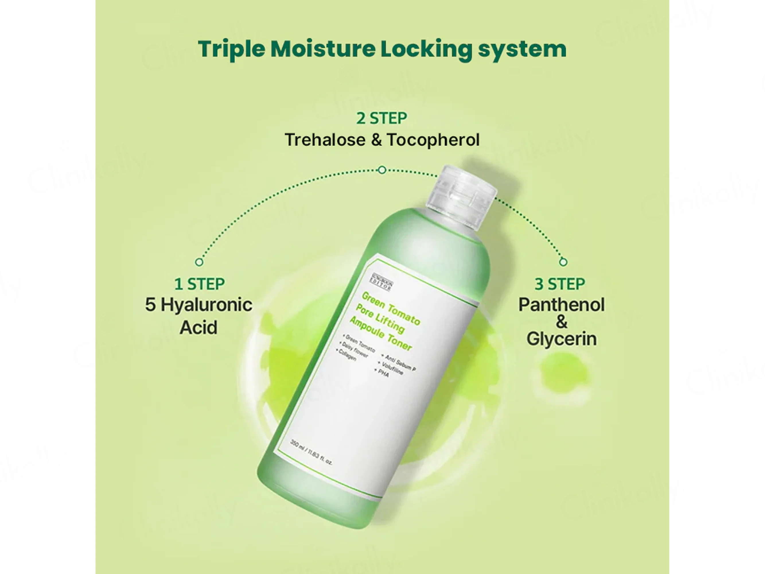 Sungboon Editor Green Tomato Pore Lifting Ampoule Toner - Image 6