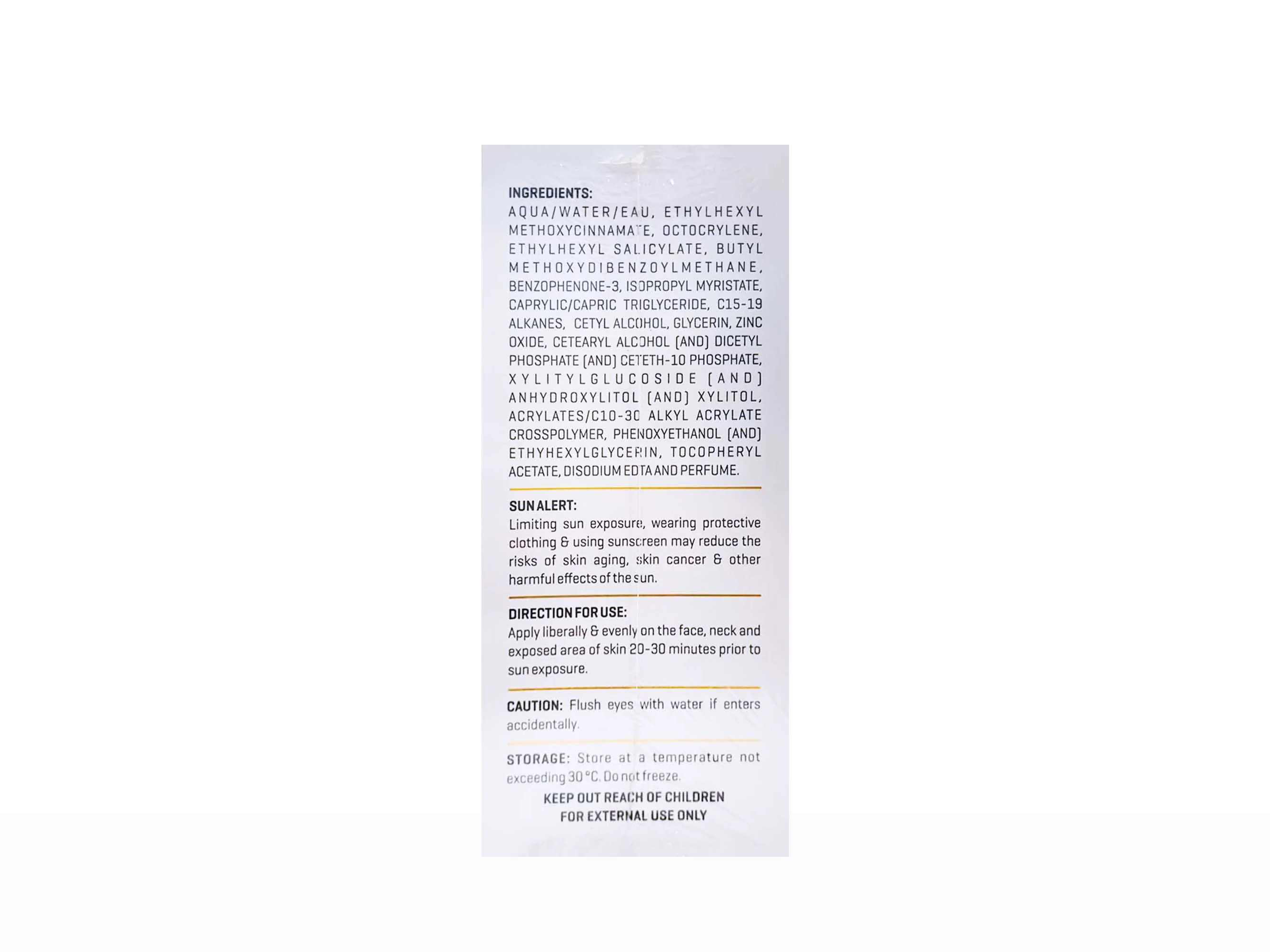 Sunniza Sunscreen Lotion SPF 40+ - Image 2