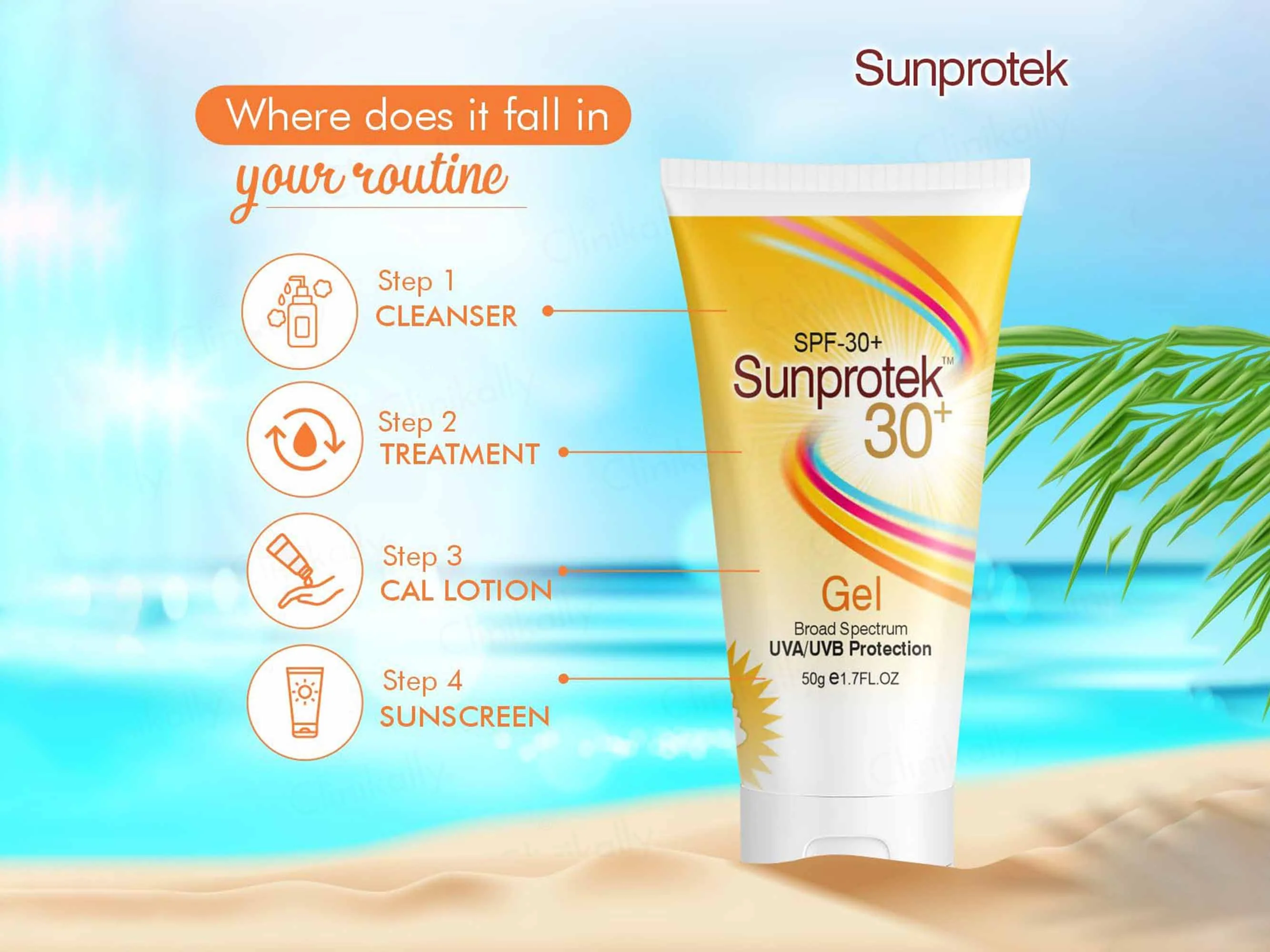 Sunprotek Sunscreen Gel SPF 30+ PA+++ - Image 5