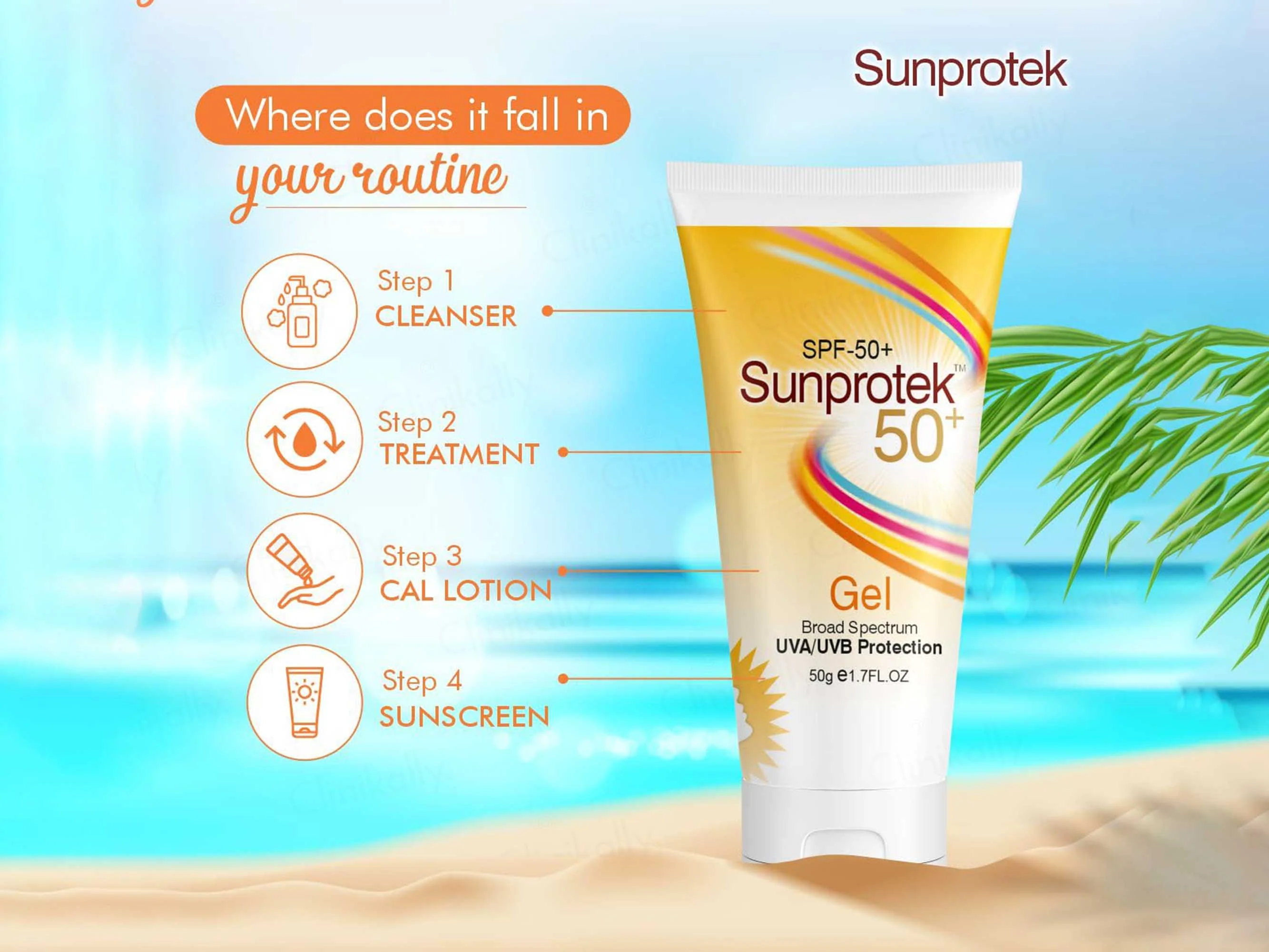 Sunprotek Sunscreen Gel SPF 50+ PA+++ - Image 4