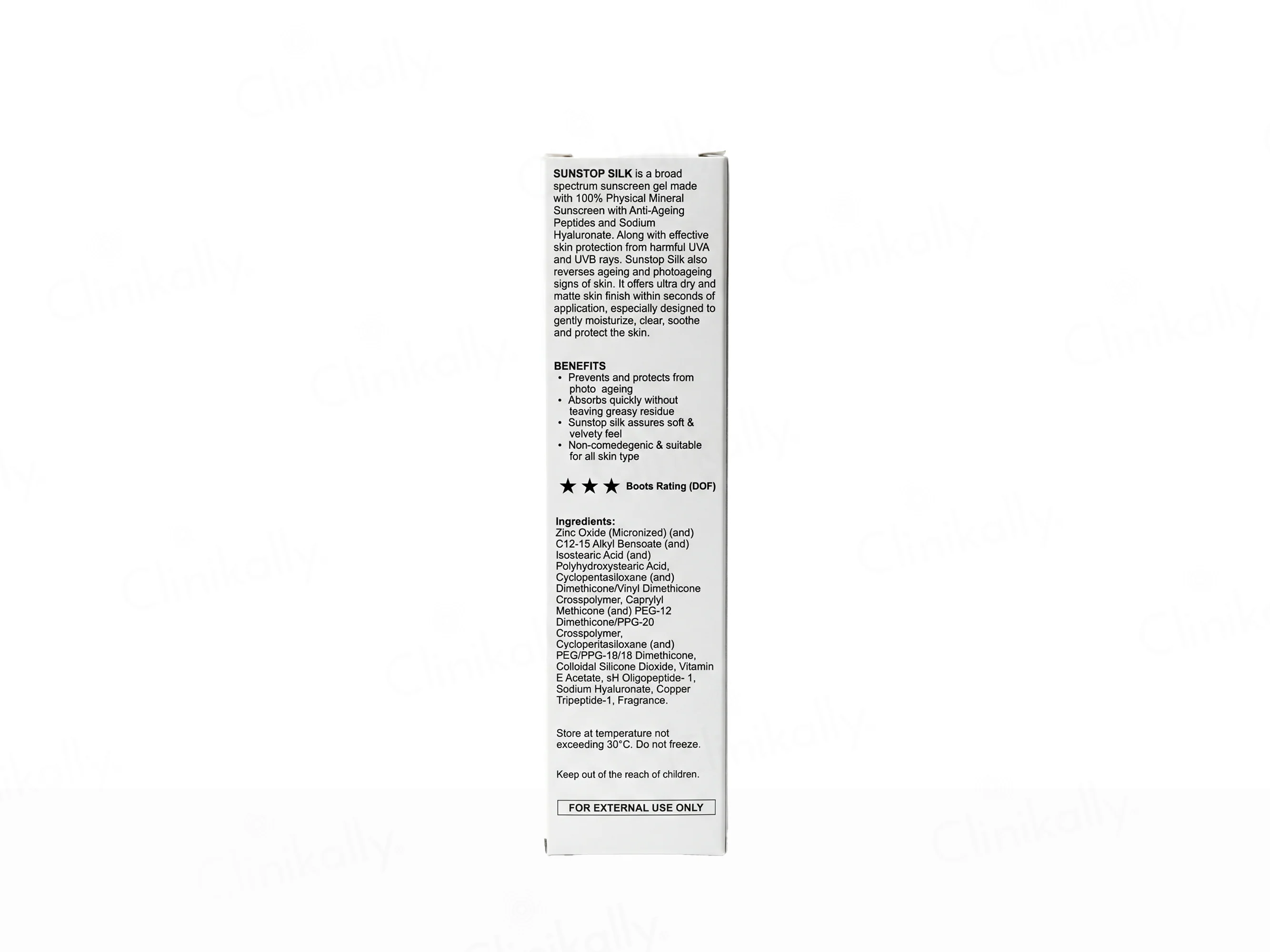 Sunstop Silk Matte Skin Feel Mineral Sunscreen Gel SPF 58+ - Image 2