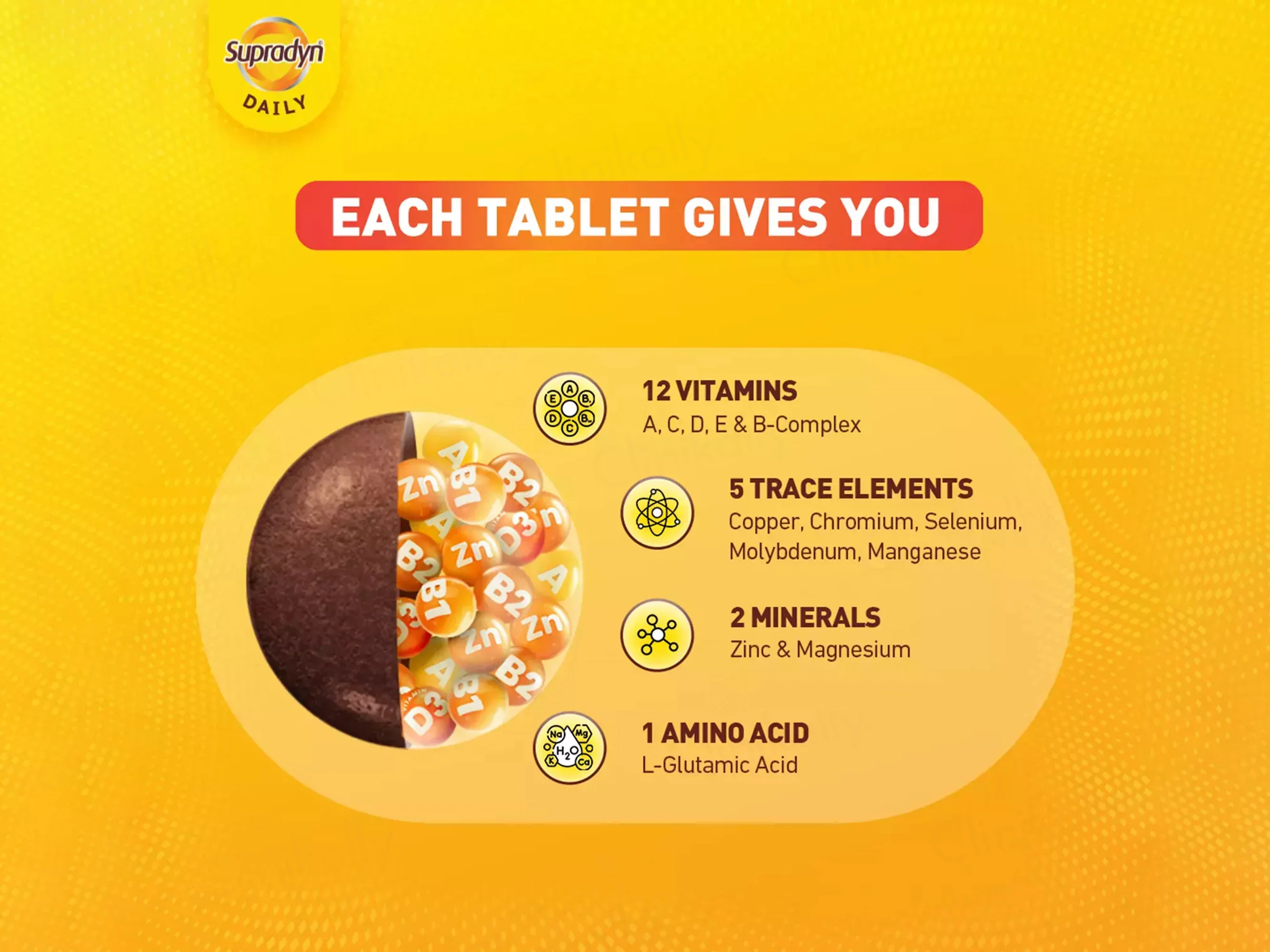 Supradyn Daily Multivitamin Tablet For Energy & Immunity - Image 4