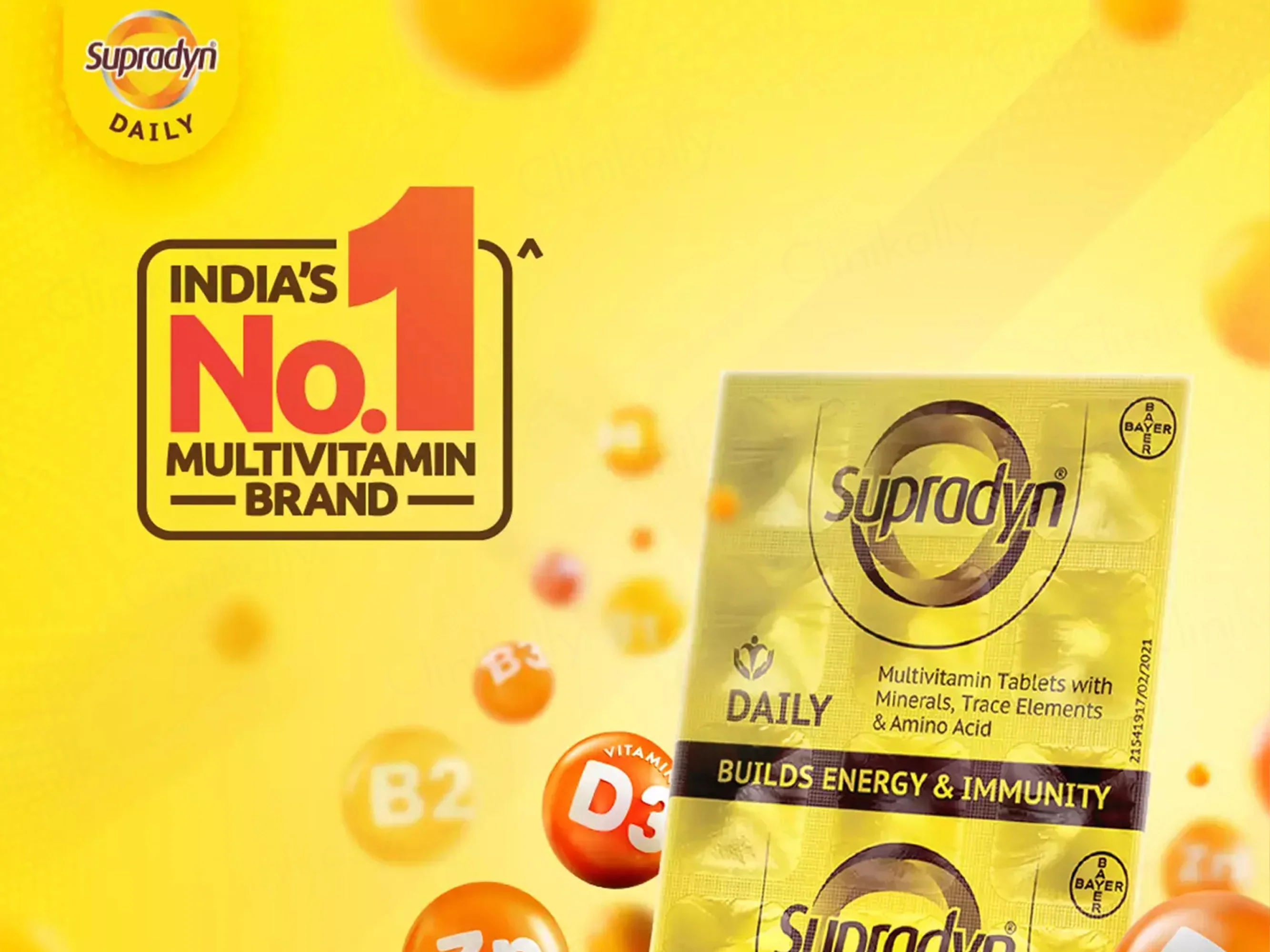 Supradyn Daily Multivitamin Tablet For Energy & Immunity - Image 8