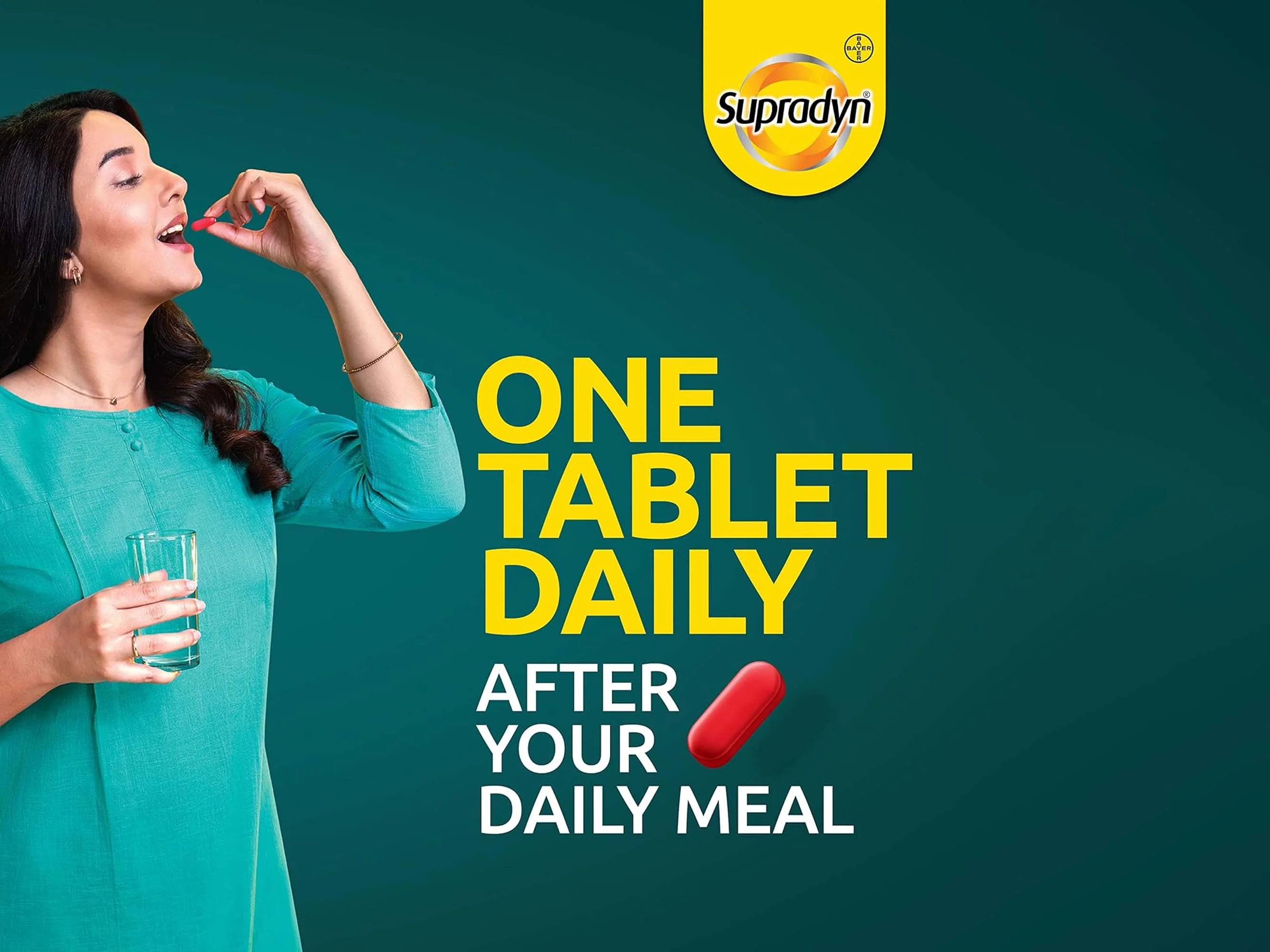 Supradyn Immuno+ Multivitamin Tablet With Turmeric & Tulsi - Image 8
