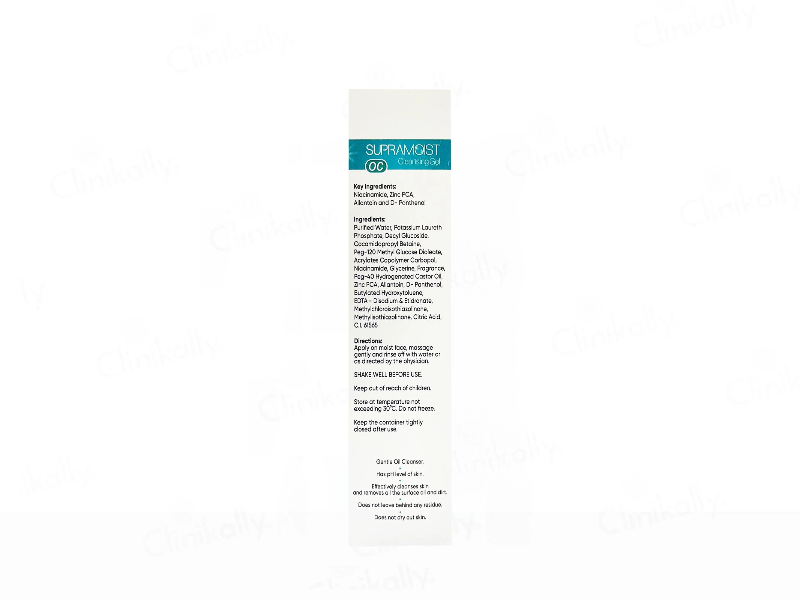 Supramoist OC Cleansing Gel For Combination To Oily Skin - Image 2