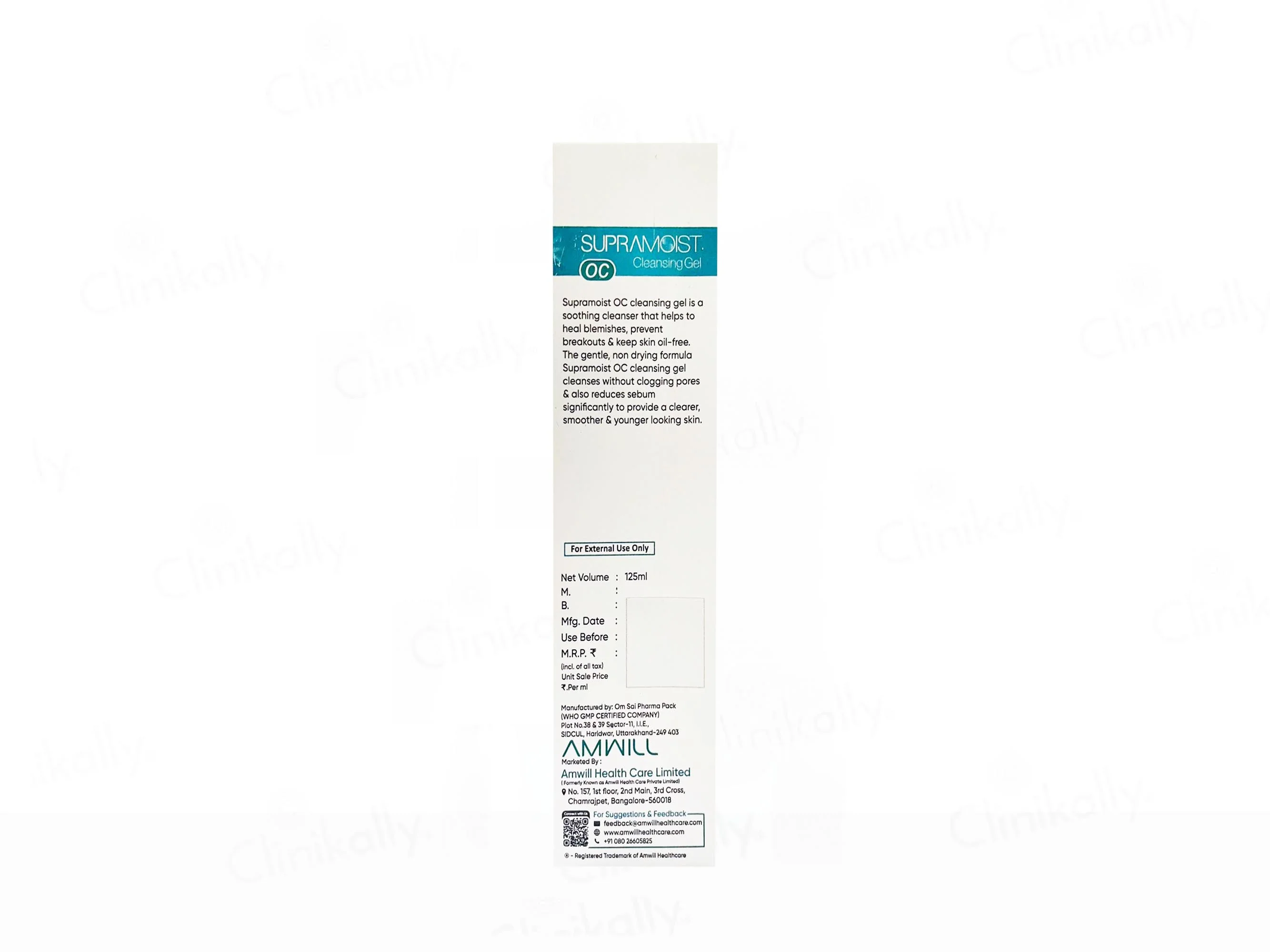 Supramoist OC Cleansing Gel For Combination To Oily Skin - Image 3