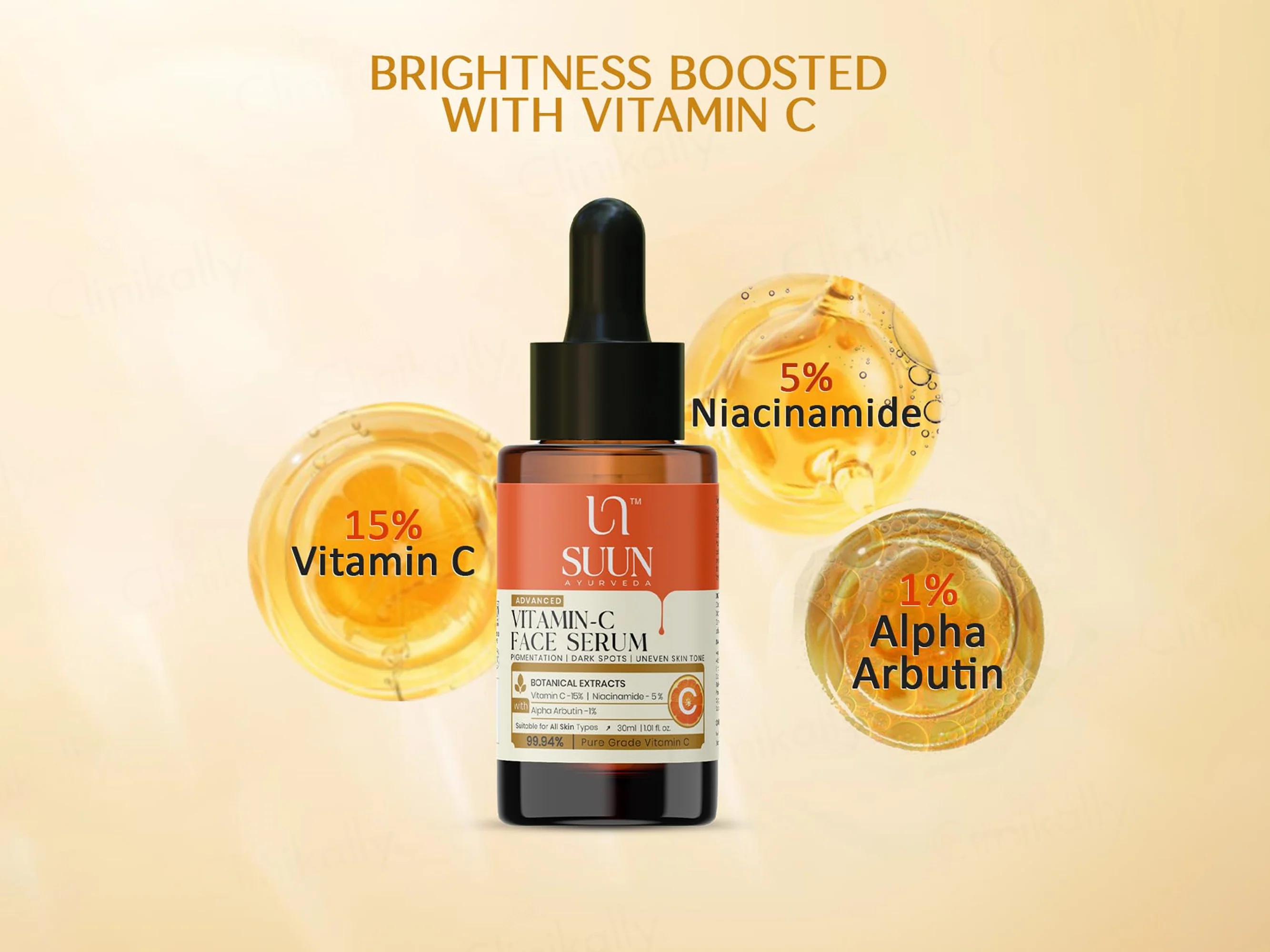 Suun Ayurveda Advanced 15% Vitamin-C Face Serum - Image 2