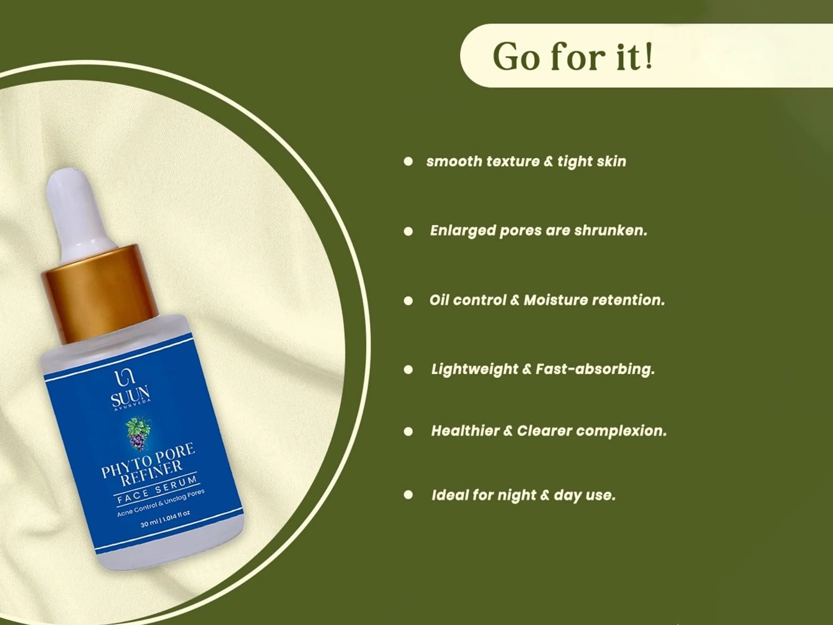 Suun Ayurveda Phyto Pore Refiner Face Serum - Image 3