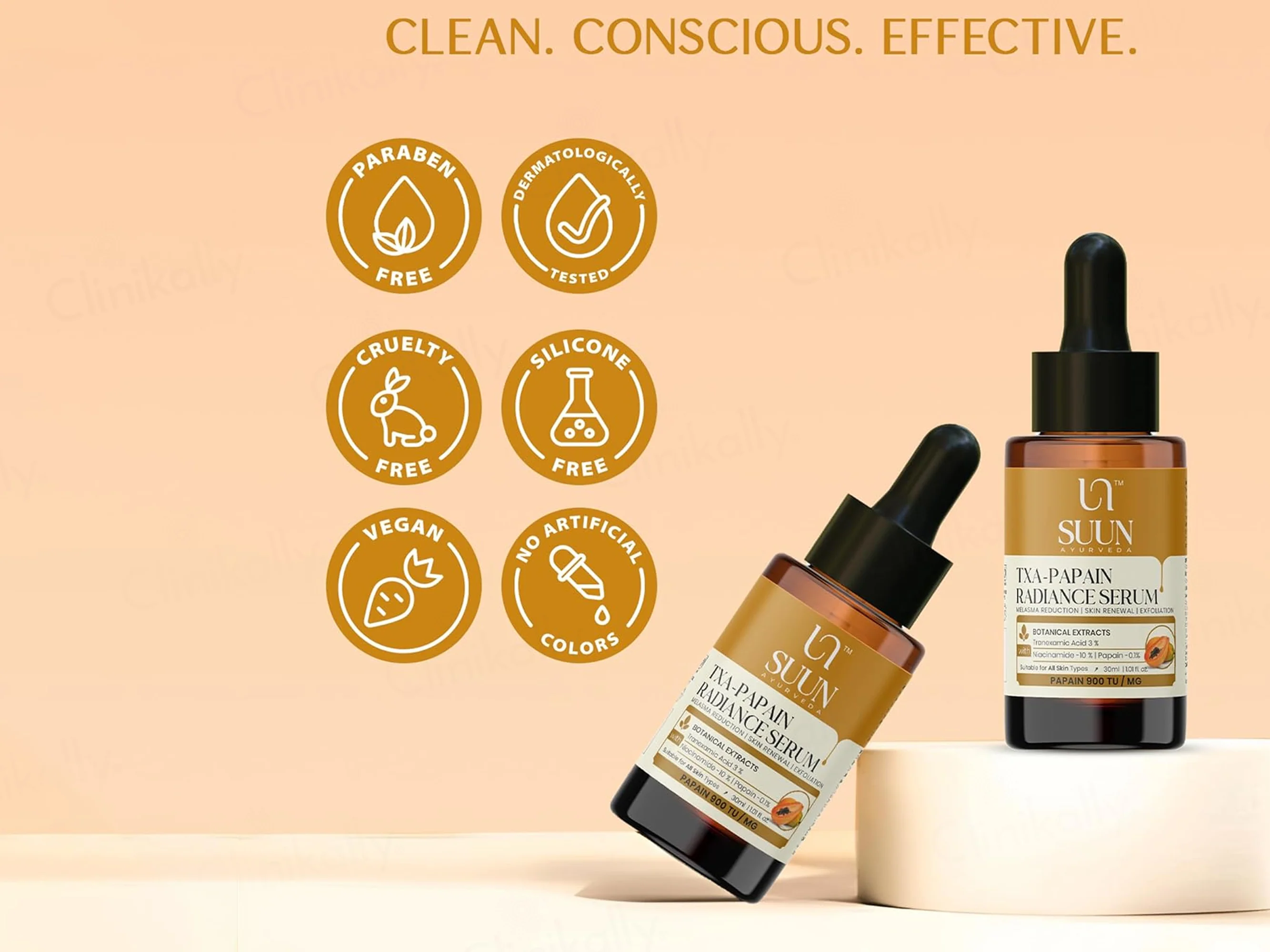 Suun Ayurveda TXA-Papain Radiance Face Serum - Image 6