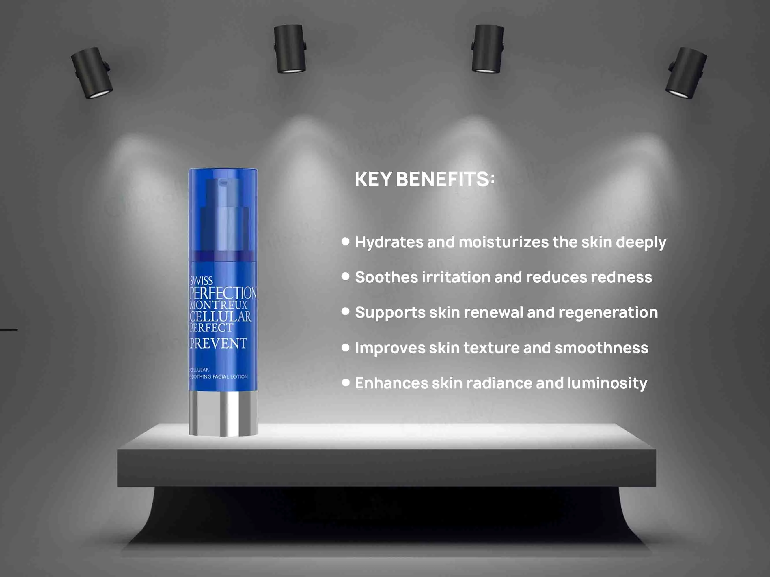 Swiss Perfection Montreux Cellular Perfect Prevent Soothing Facial Lotion - Image 3