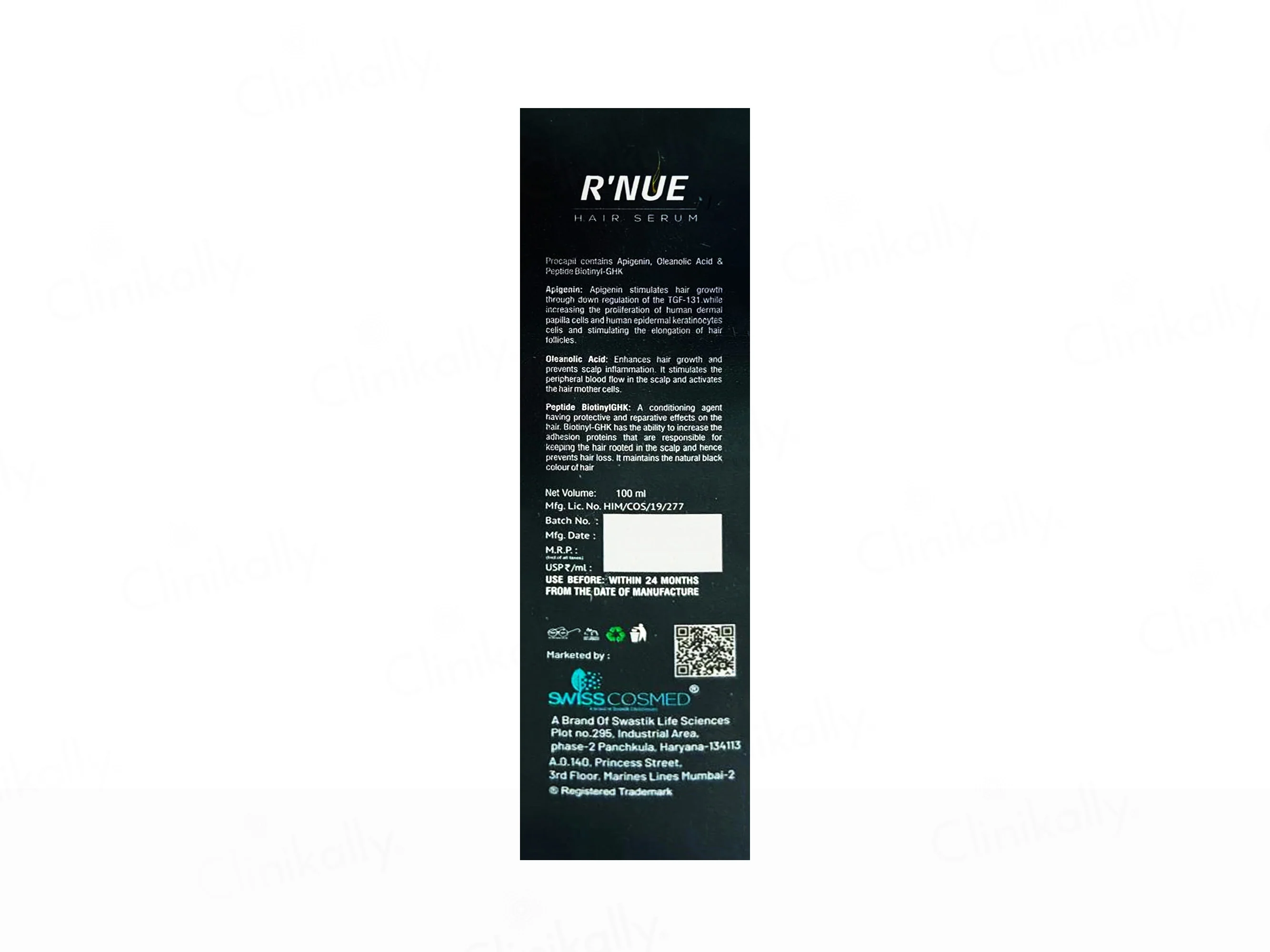 Swisscosmed R'Nue Anti Hairfall & Scalp Nutrient Nourishing Hair Serum - Image 2