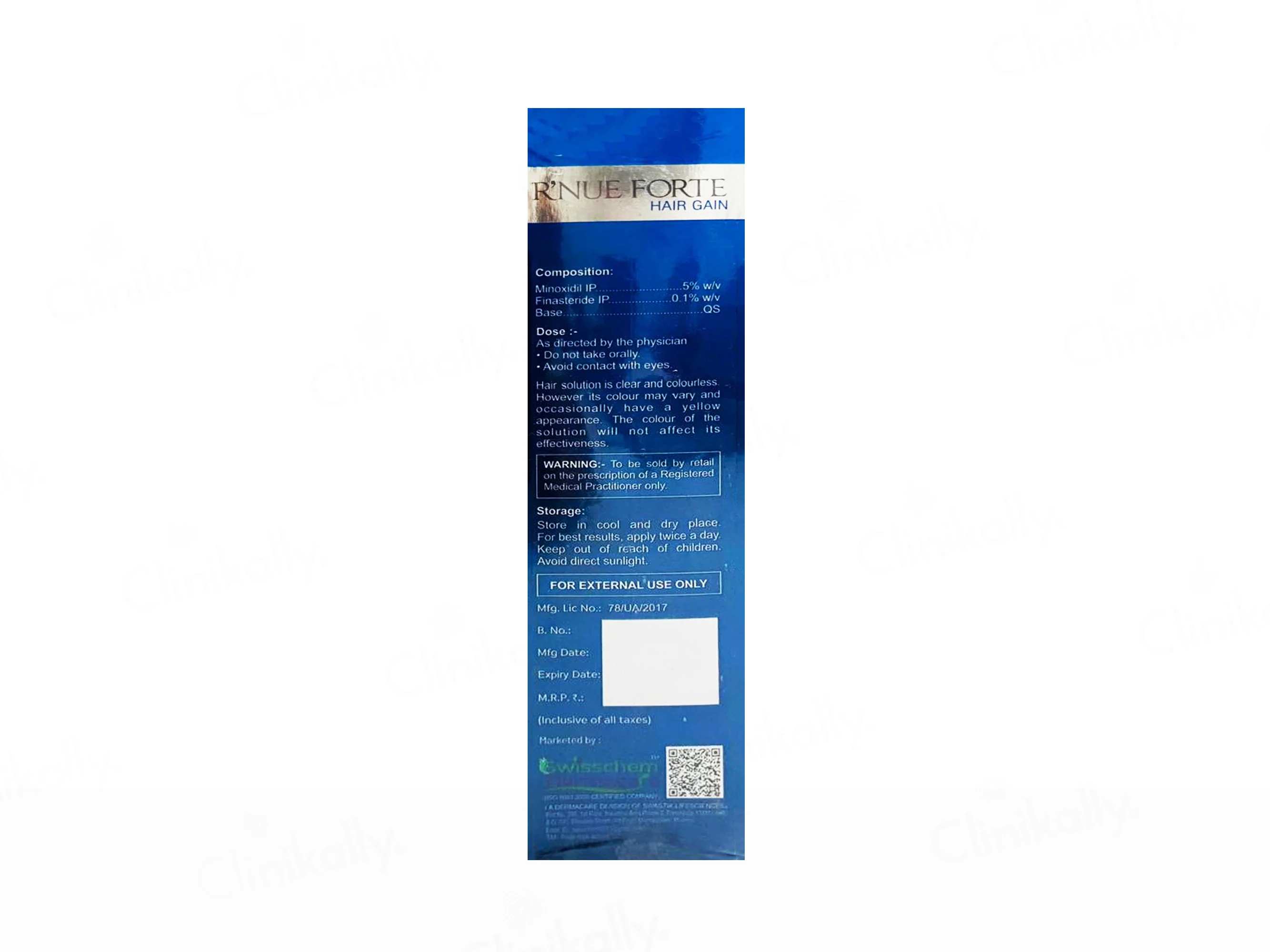 Swisscosmed R'Nue Forte Hair Gain Topical Solution - Image 3