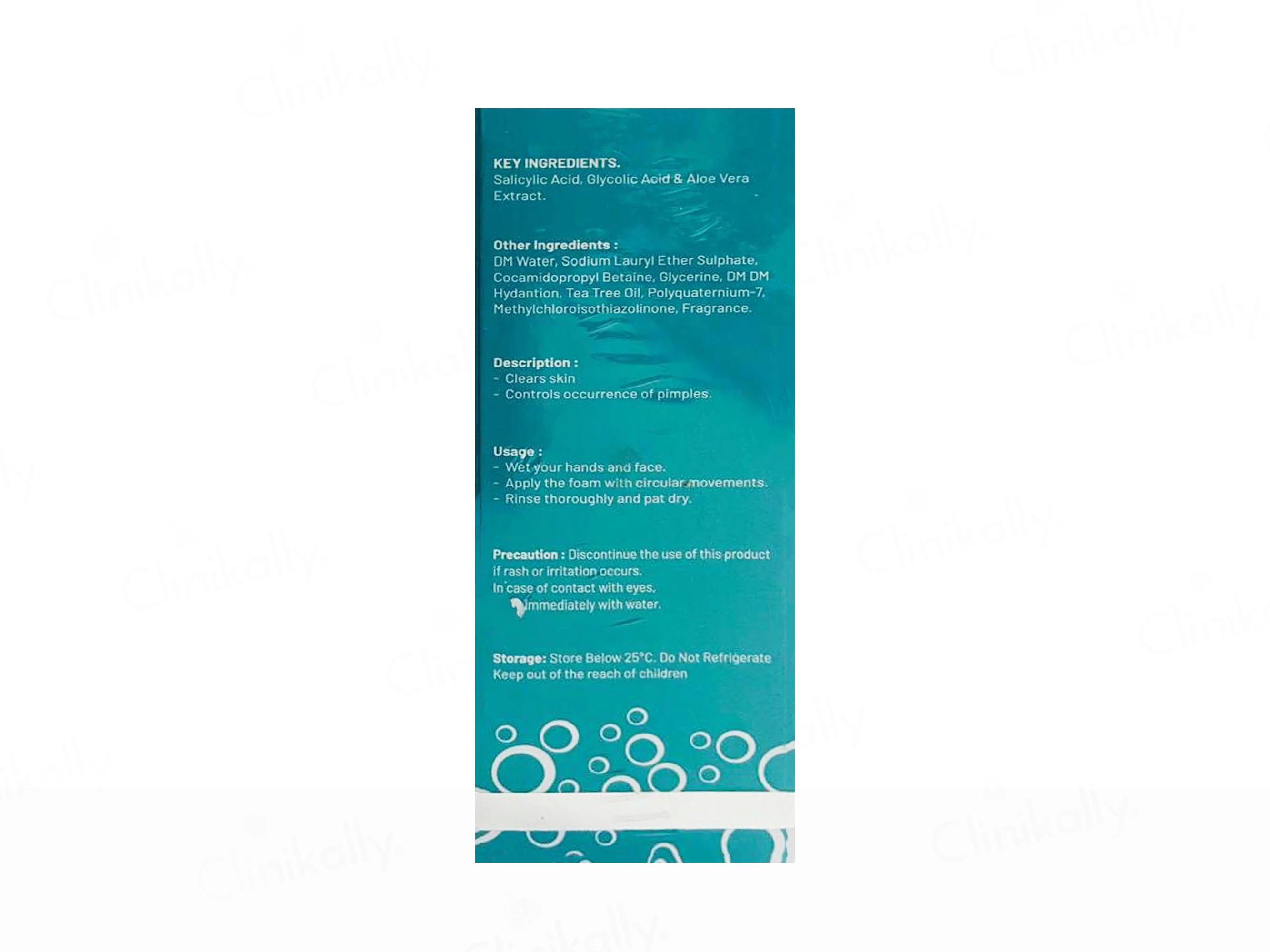 Swisscosmed Ultra Clear & Clear Foaming Face Wash - Image 2