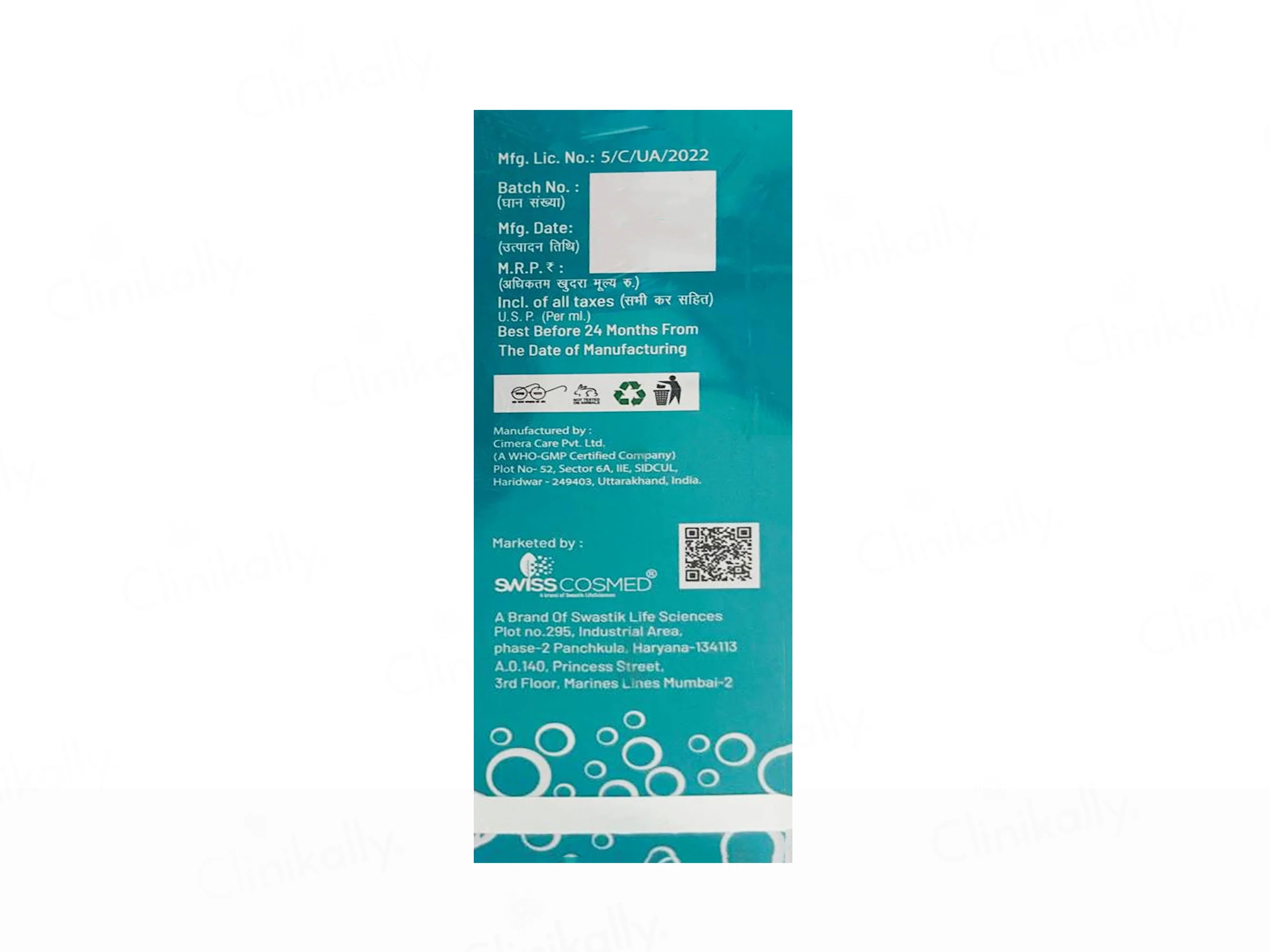 Swisscosmed Ultra Clear & Clear Foaming Face Wash - Image 3