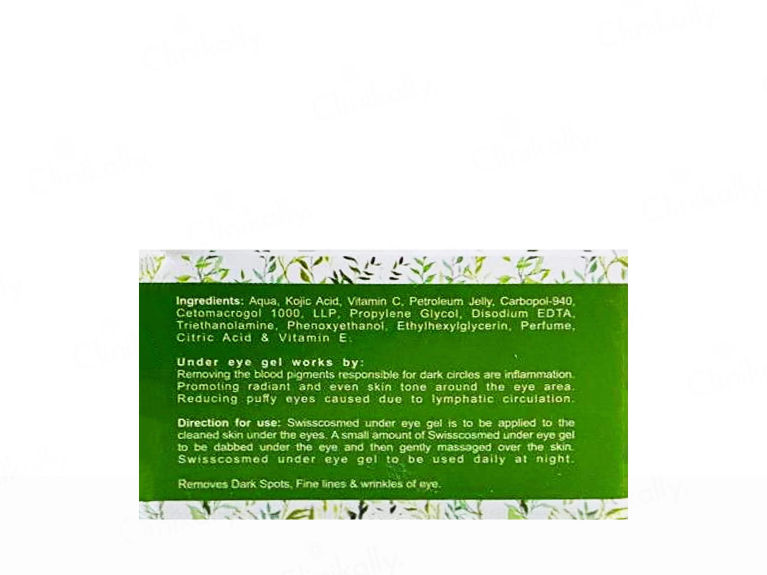 Swisscosmed Under Eye Gel - Image 2