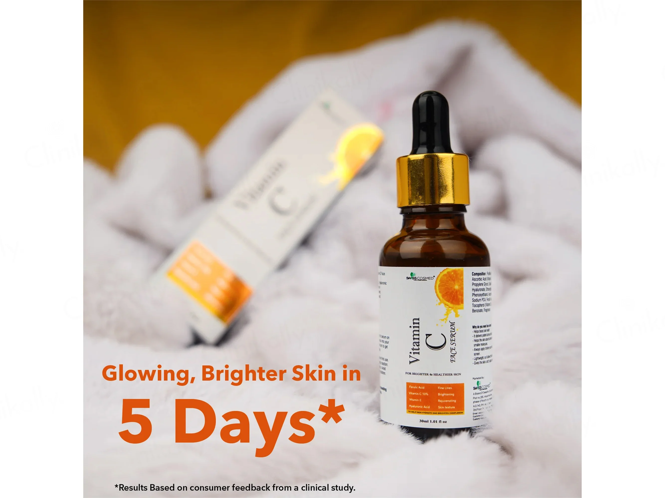 Swisscosmed Vitamin C Face Serum For Brighter & Healthier Skin - Image 6