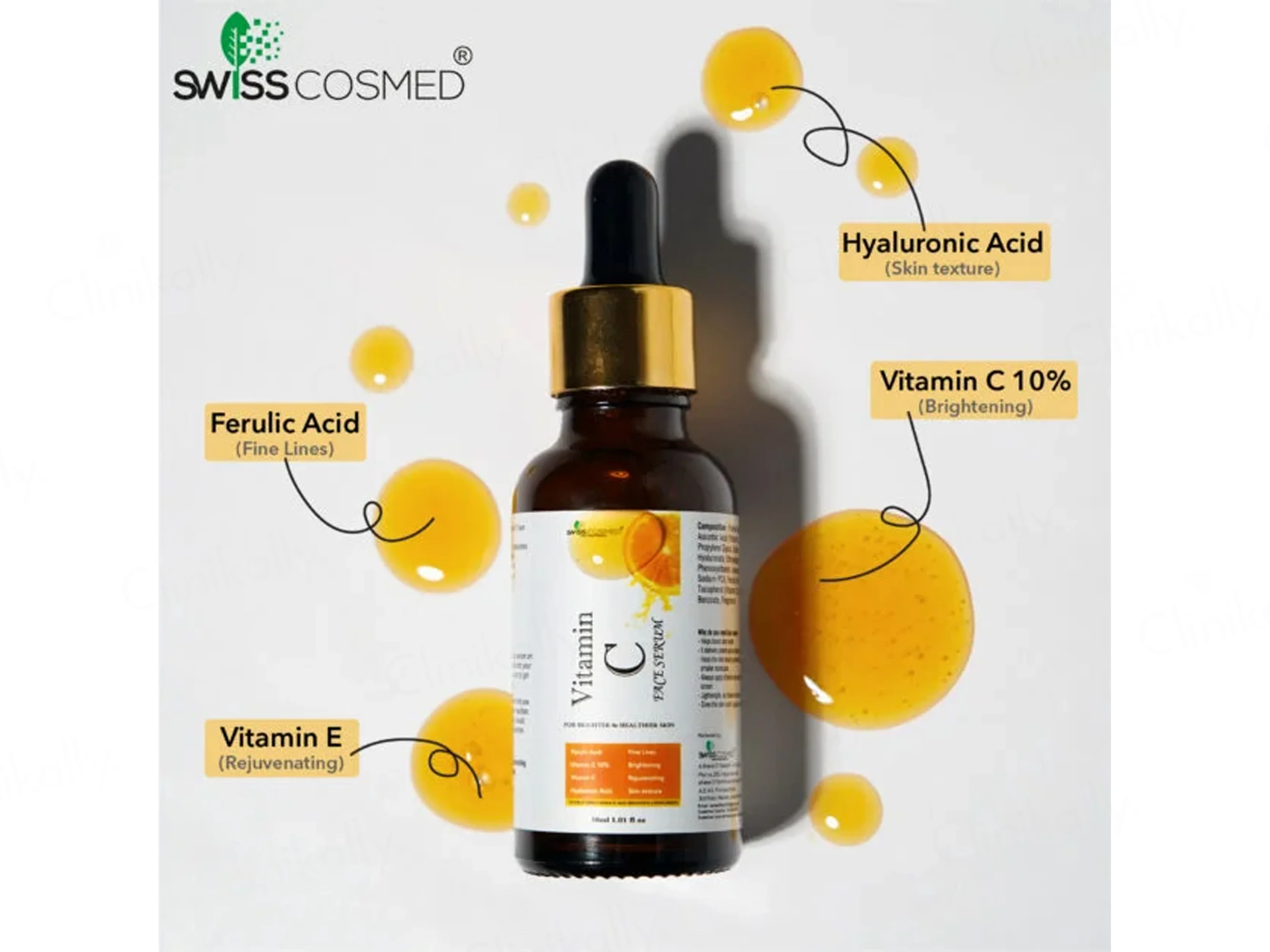 Swisscosmed Vitamin C Face Serum For Brighter & Healthier Skin - Image 7