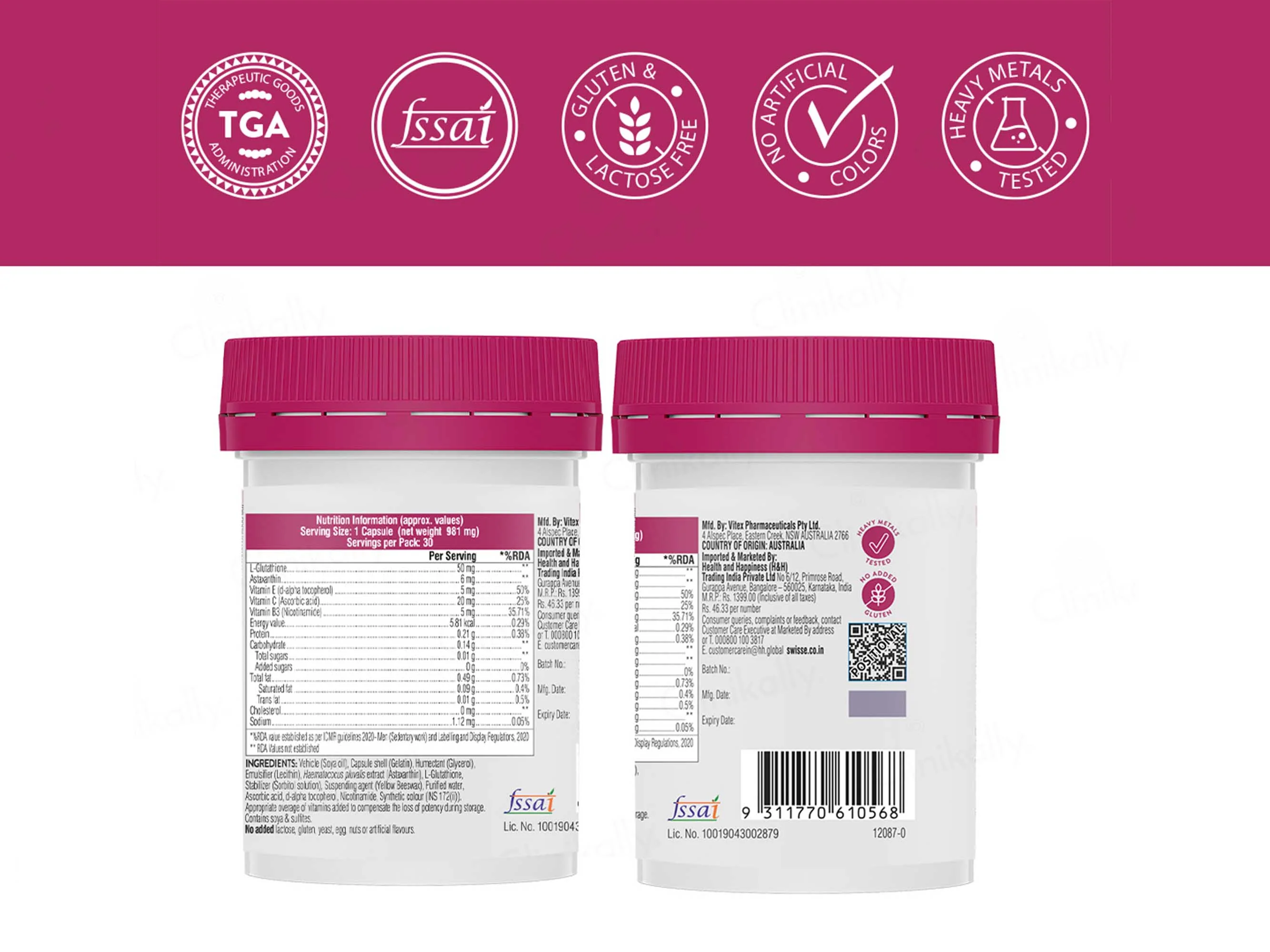 Swisse Beauty Glutathione+ Capsule - Image 4