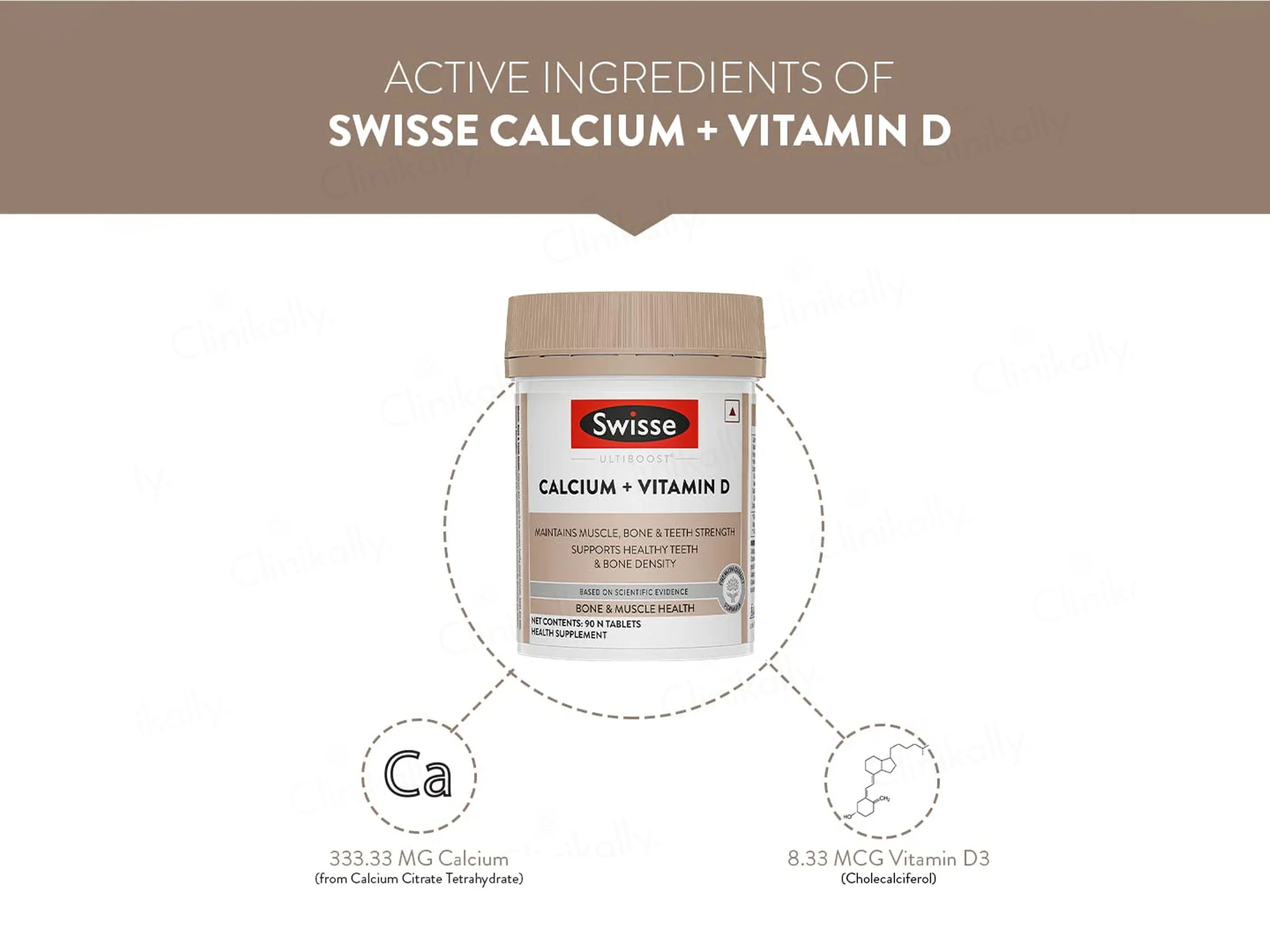 Swisse Ultiboost Calcium + Vitamin D Tablet - Image 2