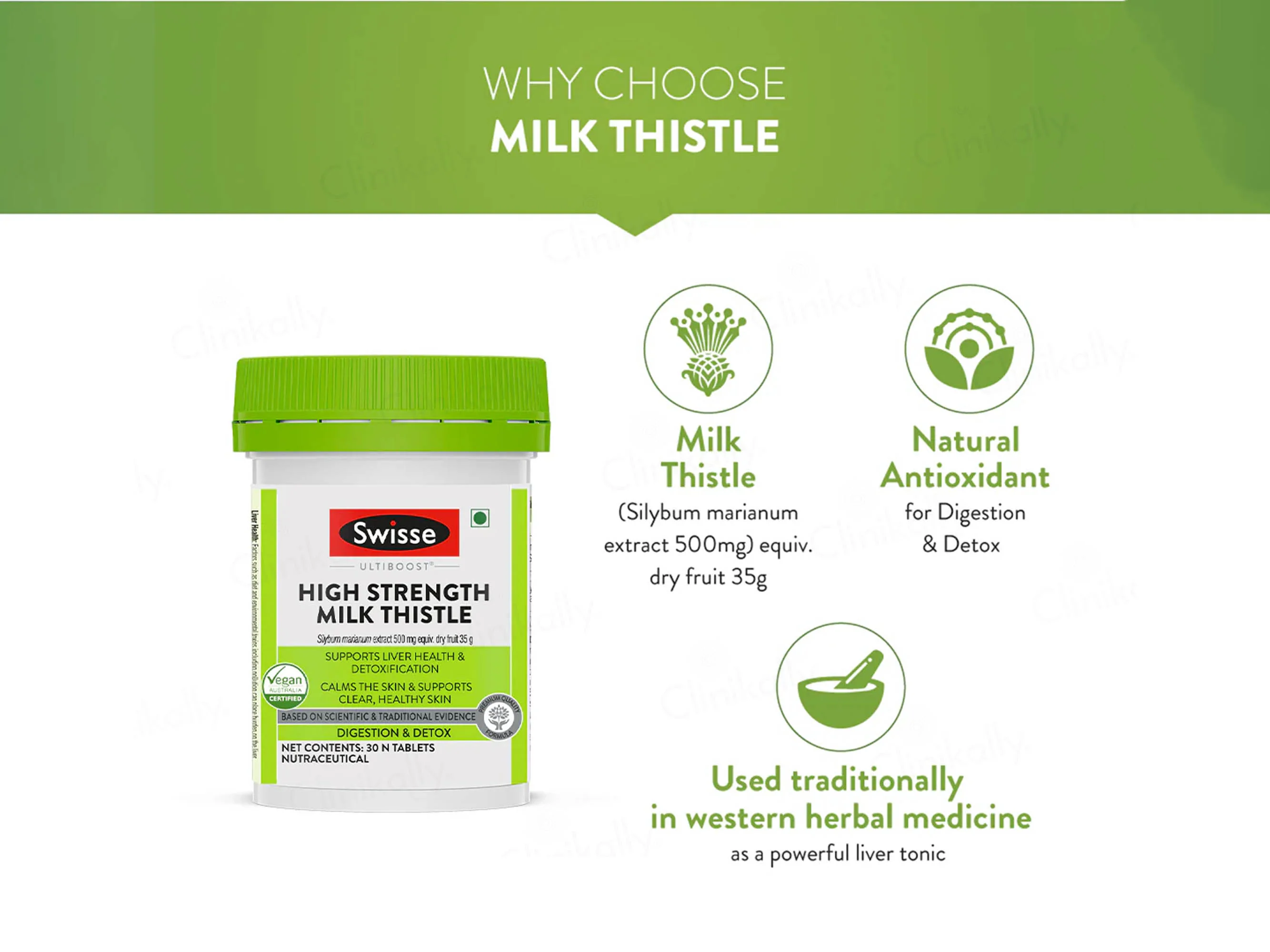 Swisse Ultiboost High Strength Milk Thistle Tablet - Image 4