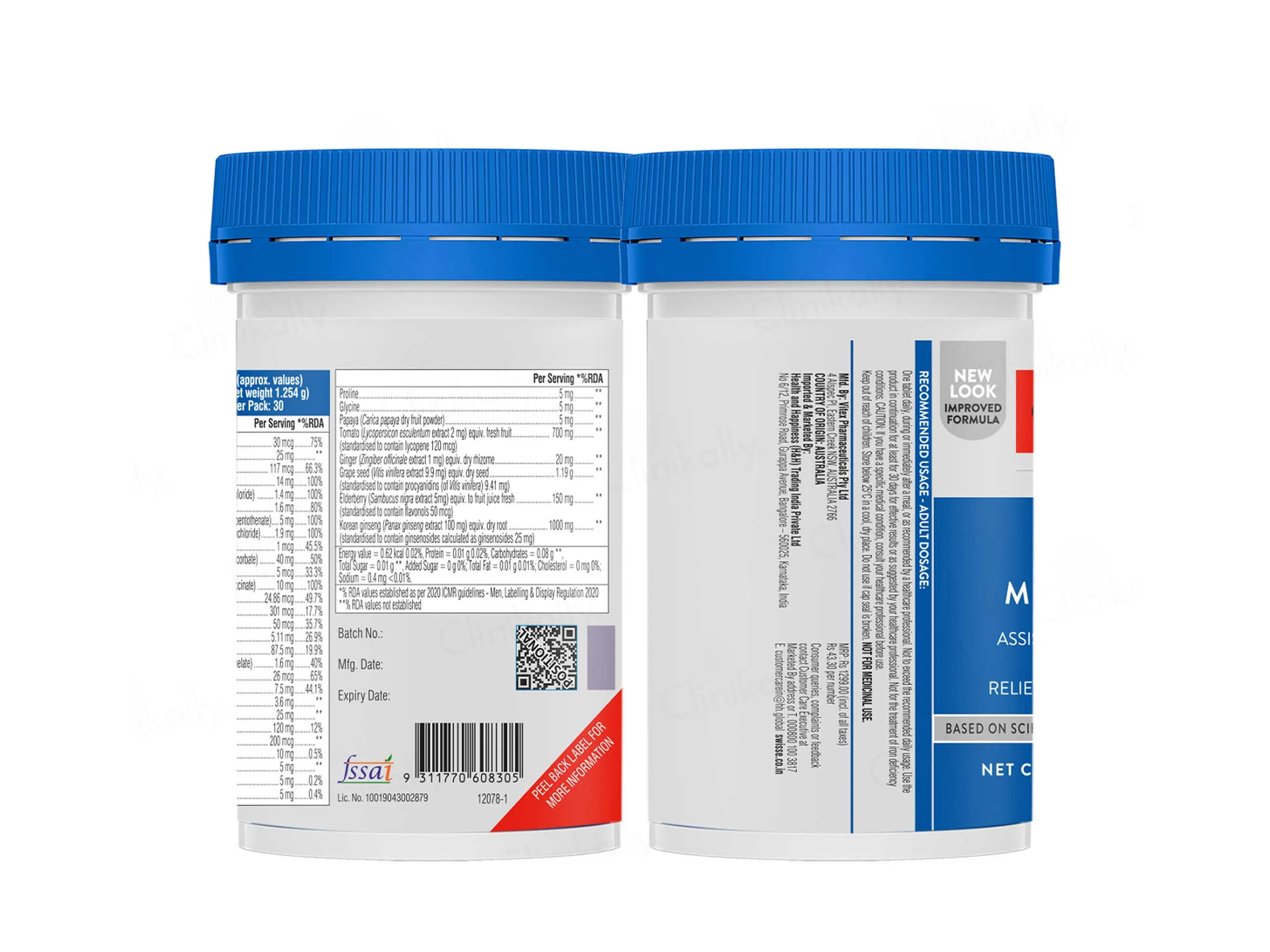 Swisse Ultivite Men's Multivitamin Tablet - Image 2