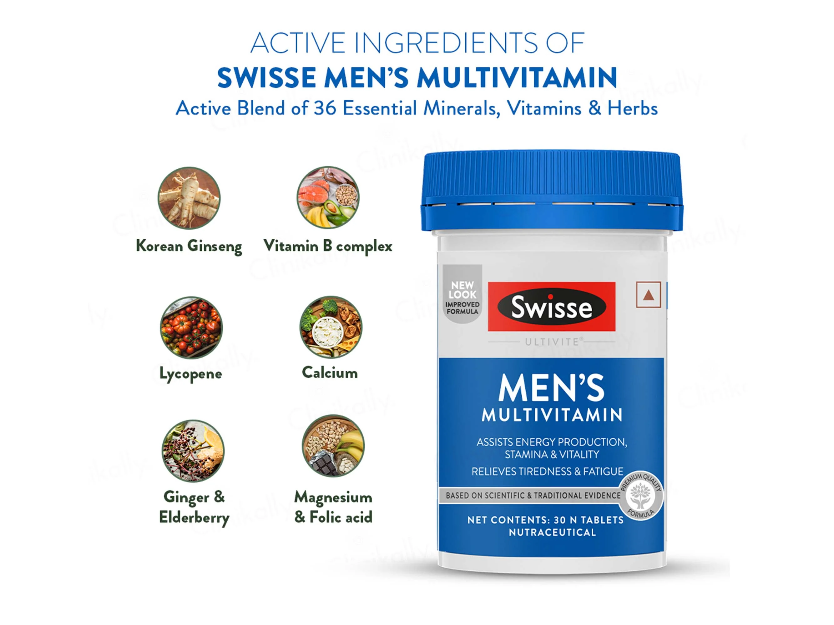 Swisse Ultivite Men's Multivitamin Tablet - Image 4
